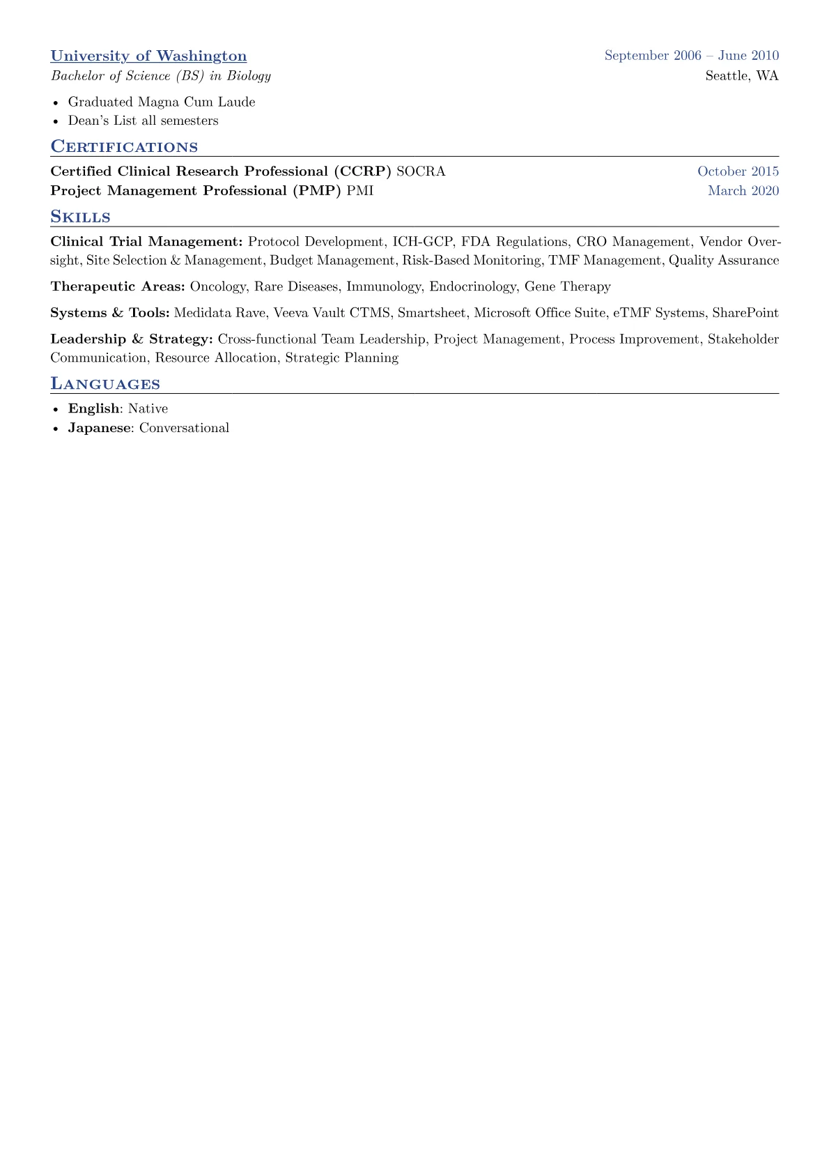 Senior Clinical Trial version - Page 2