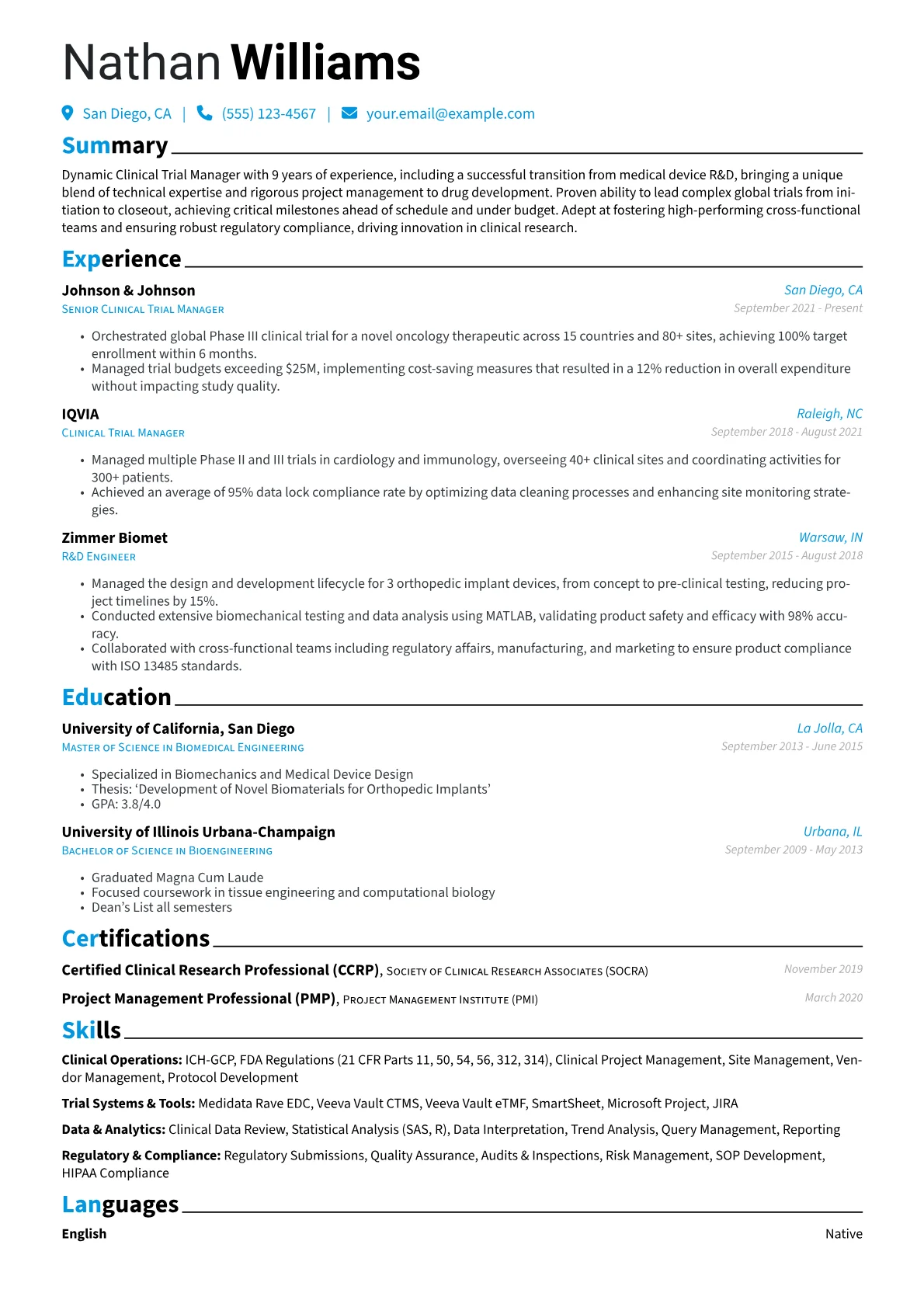 Career changer version - Page 1