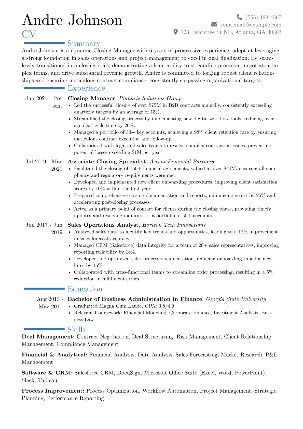Career changer version - Page 1