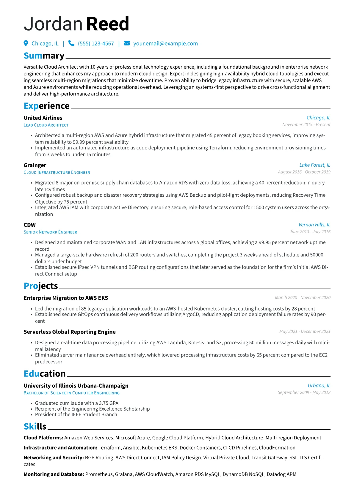 Career changer version - Page 1