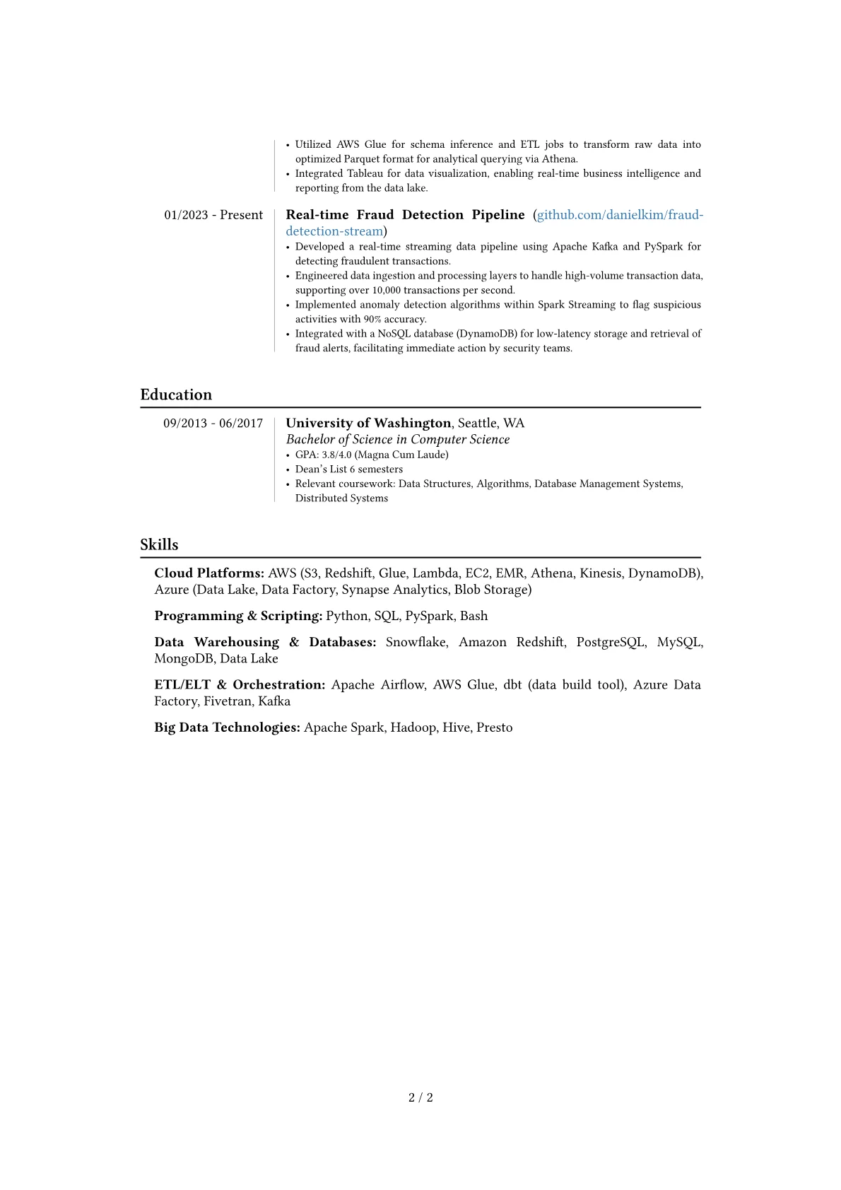 Career changer version - Page 2