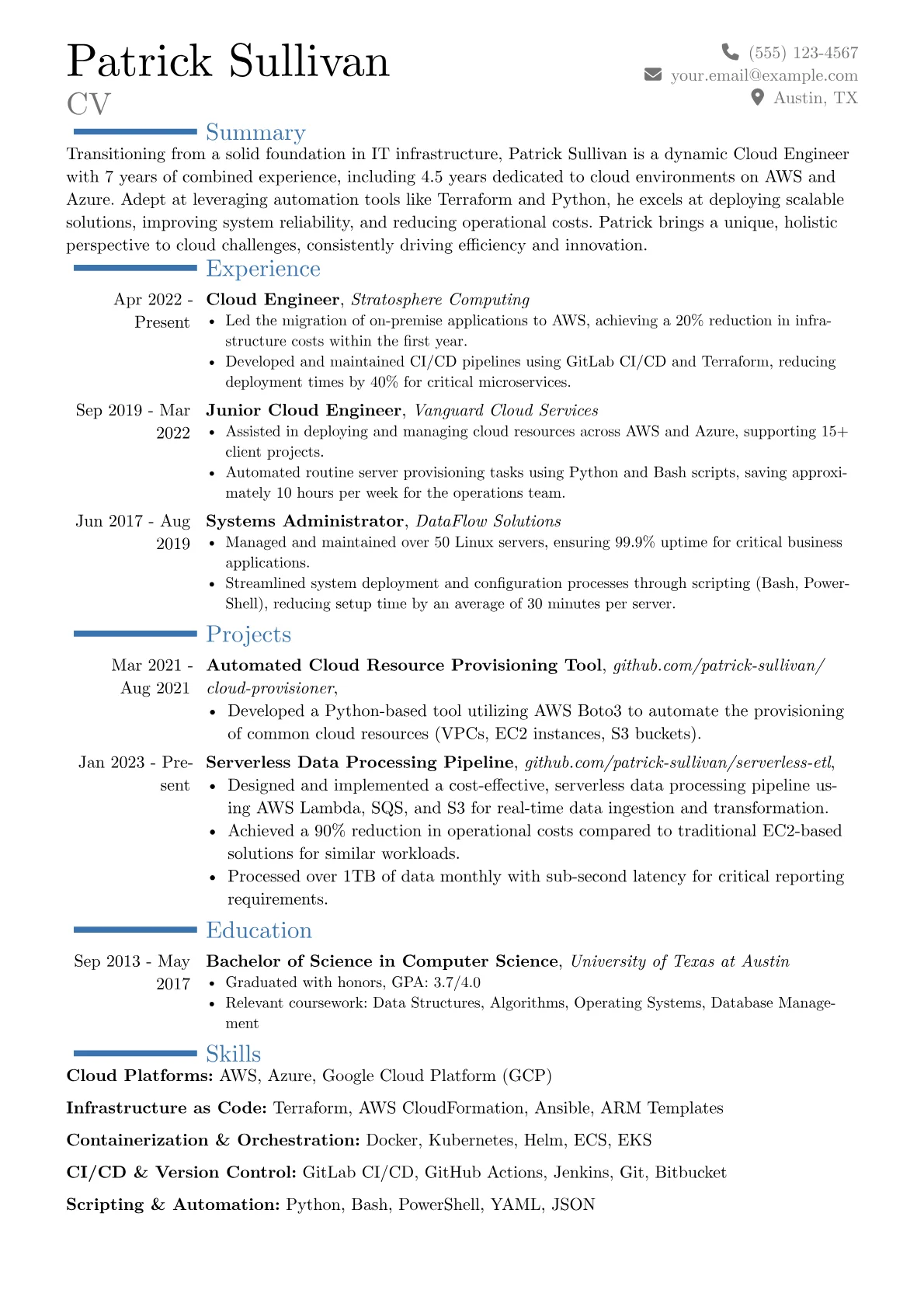Career changer version - Page 1