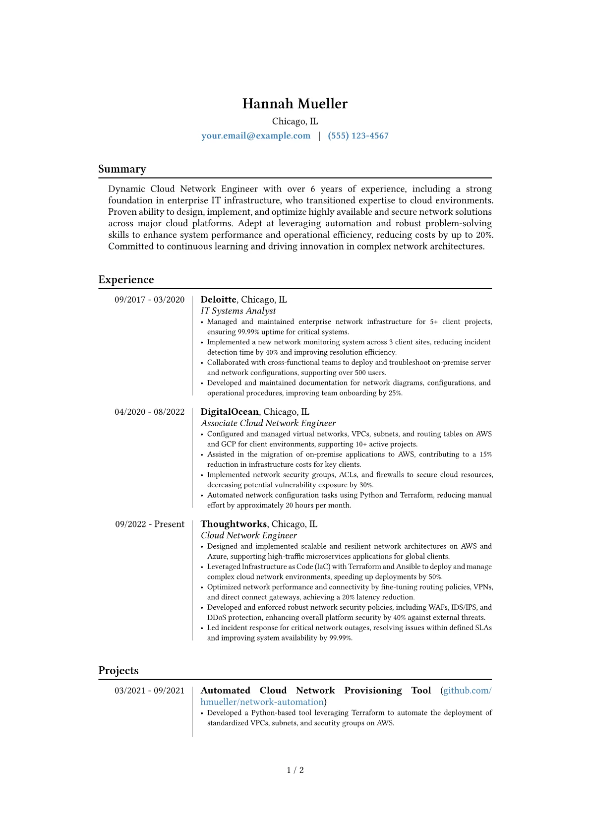 Career changer version - Page 1