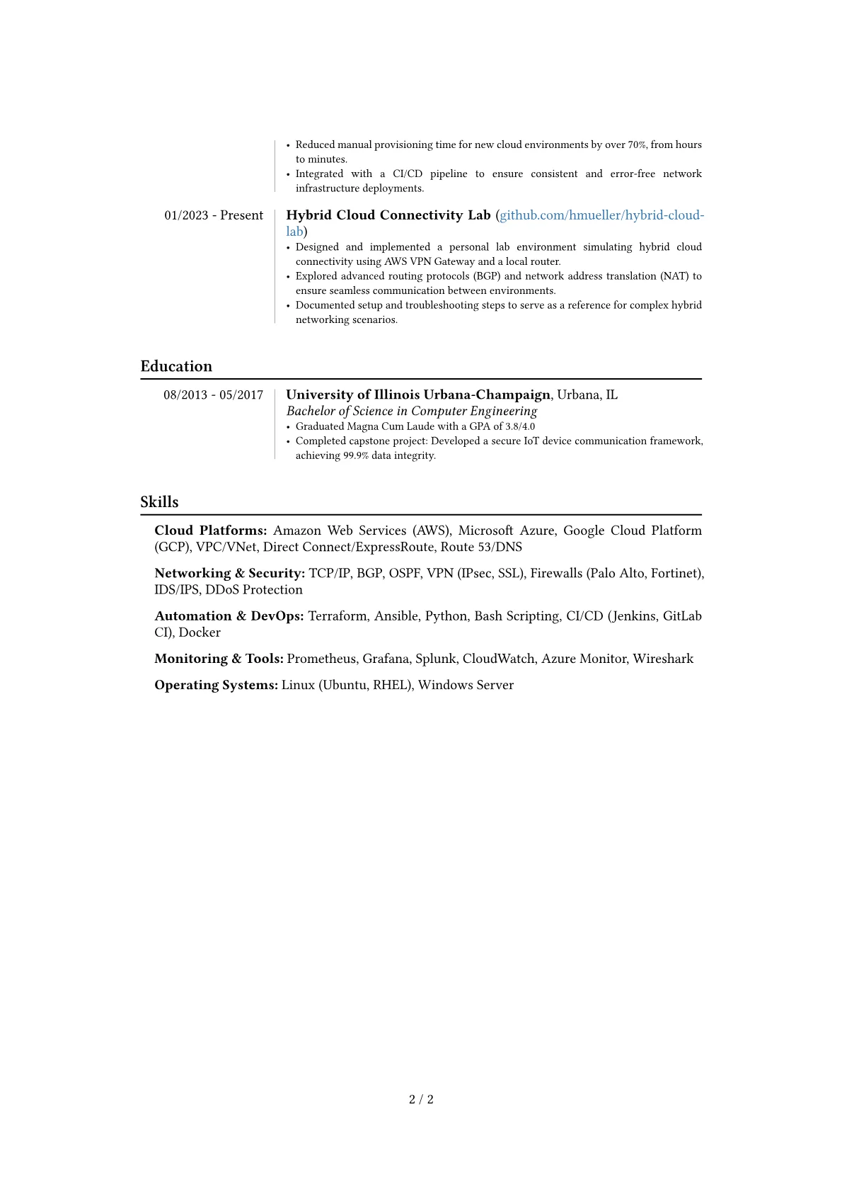 Career changer version - Page 2
