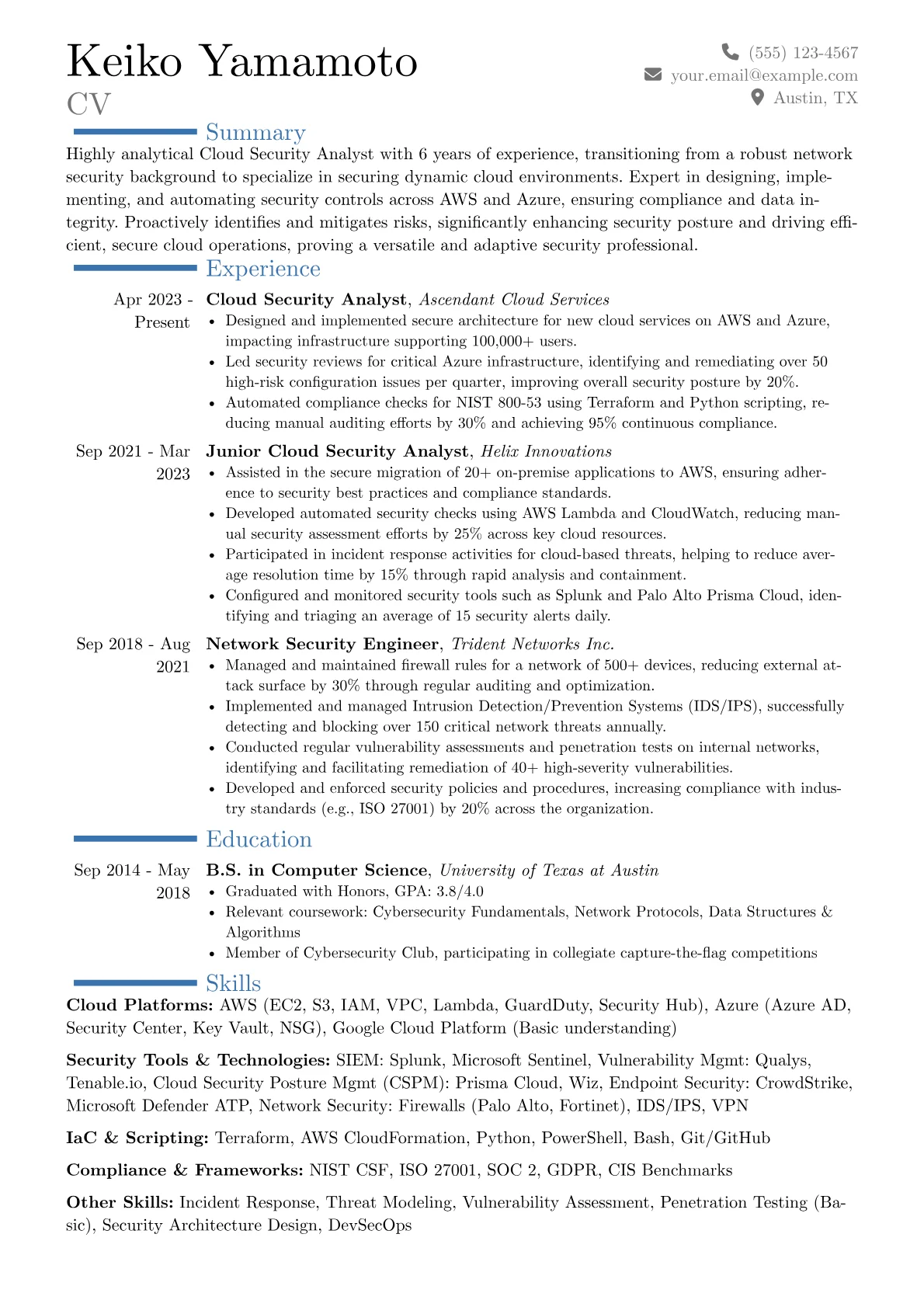 Career changer version - Page 1
