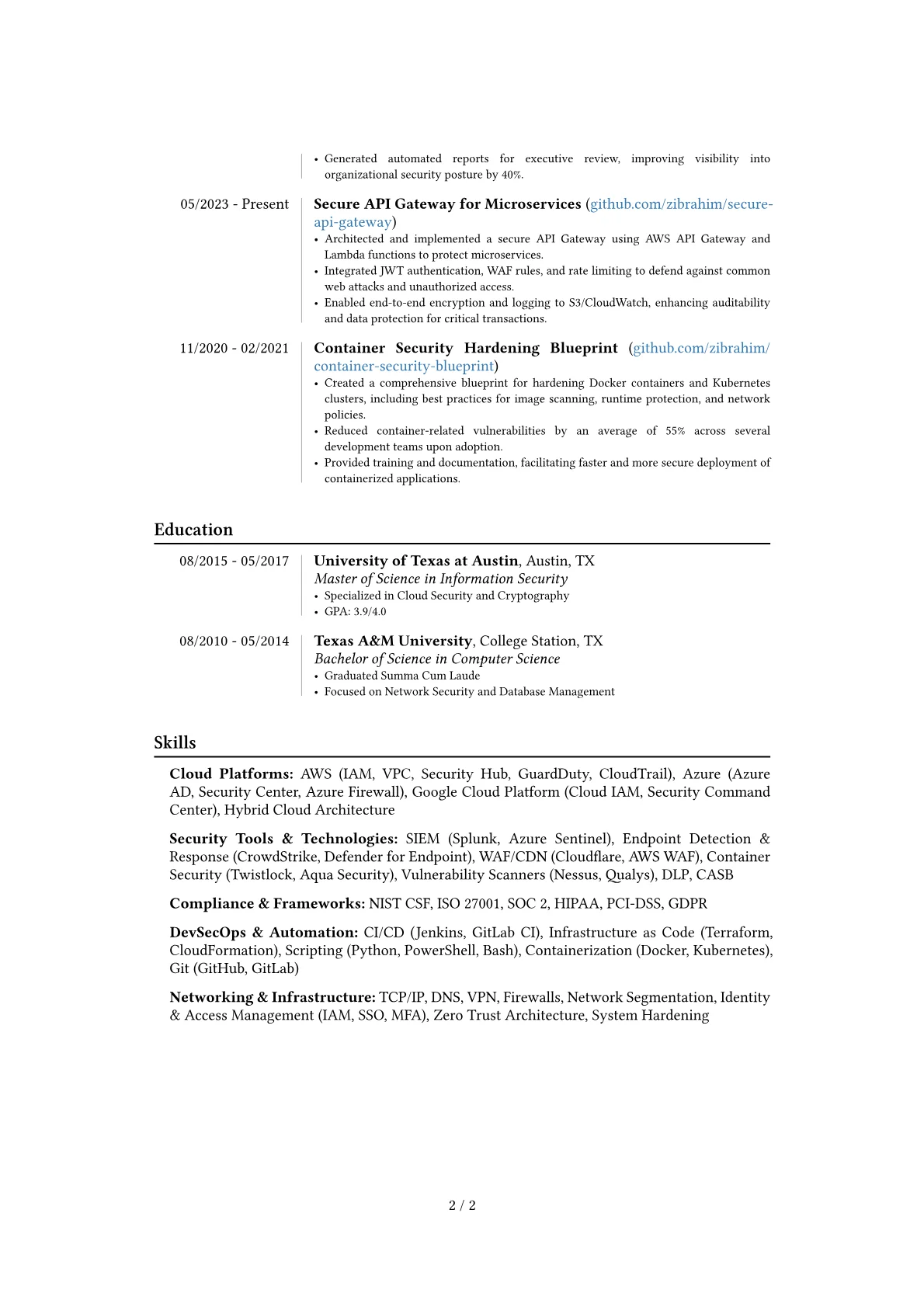 Career changer version - Page 2