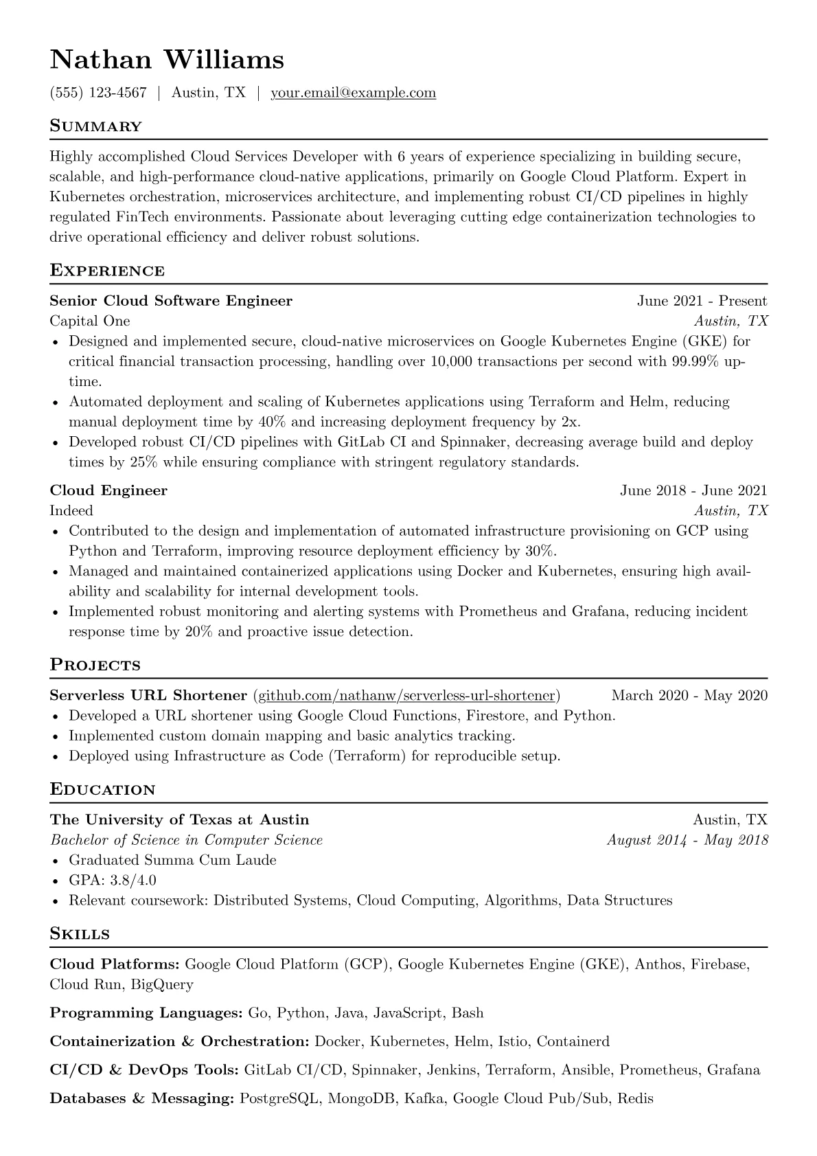 Cloud Platforms version - Page 1