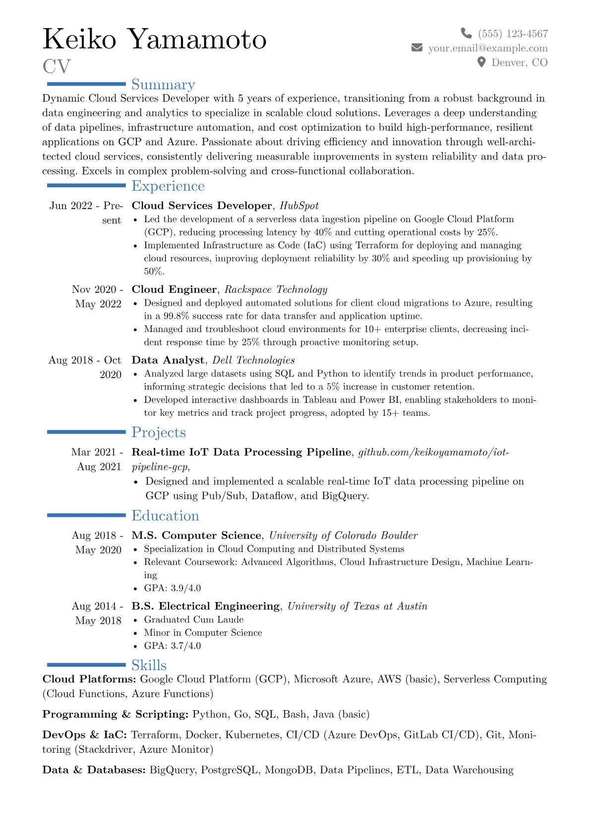 Career changer version - Page 1