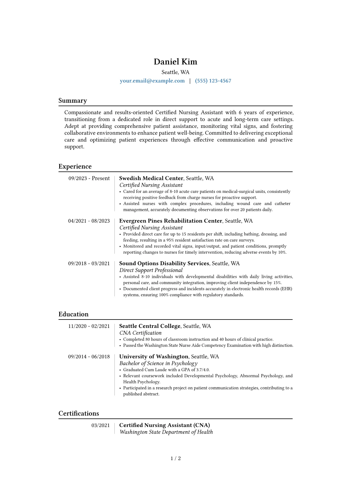 Career changer version - Page 1