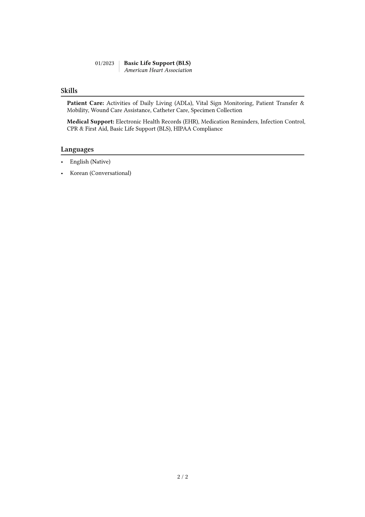 Career changer version - Page 2