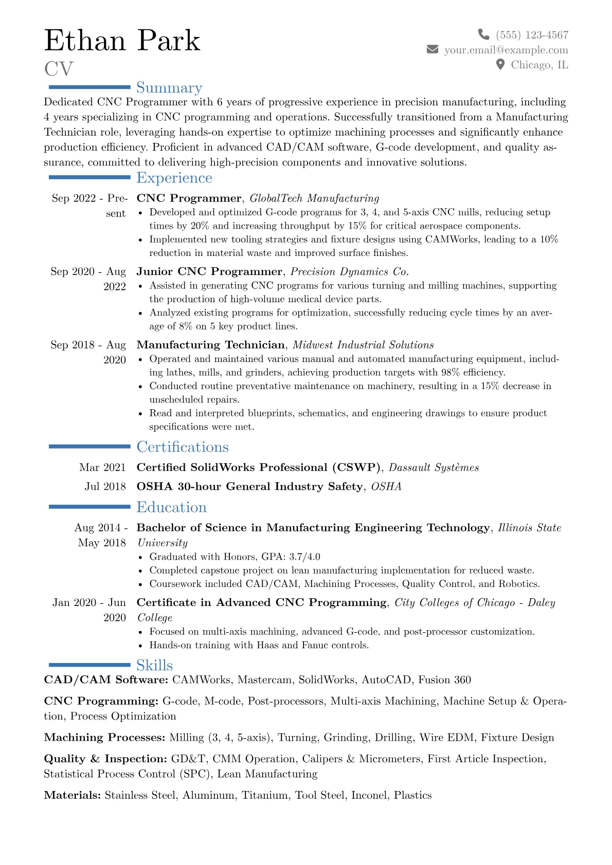 Career changer version - Page 1
