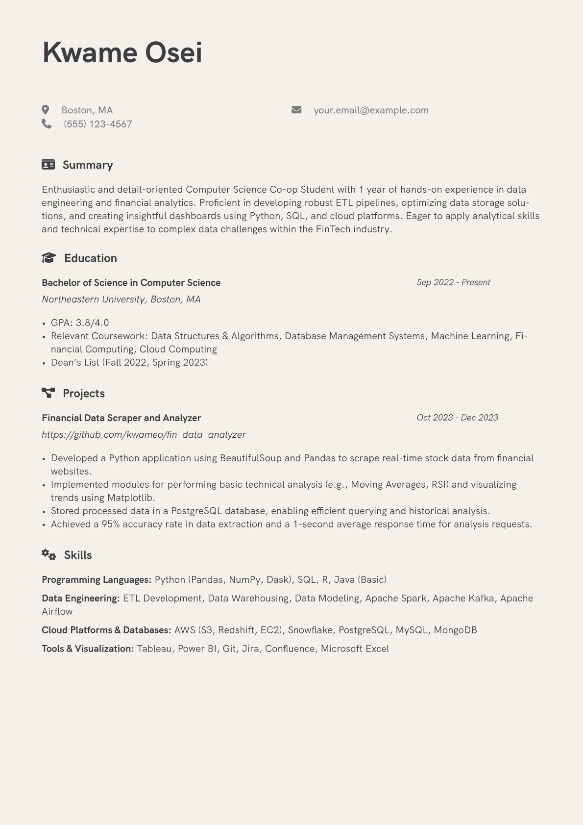 Co-op Student version - Page 1