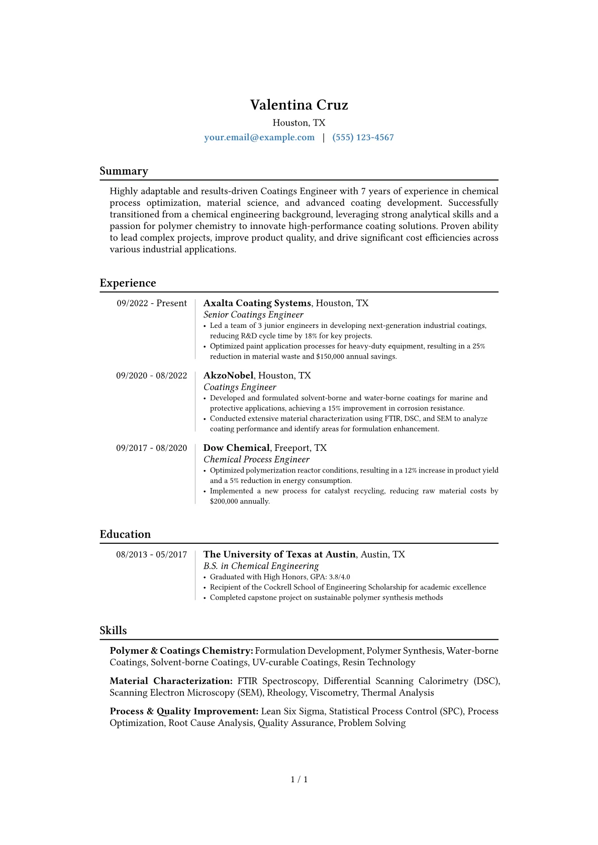Career changer version - Page 1