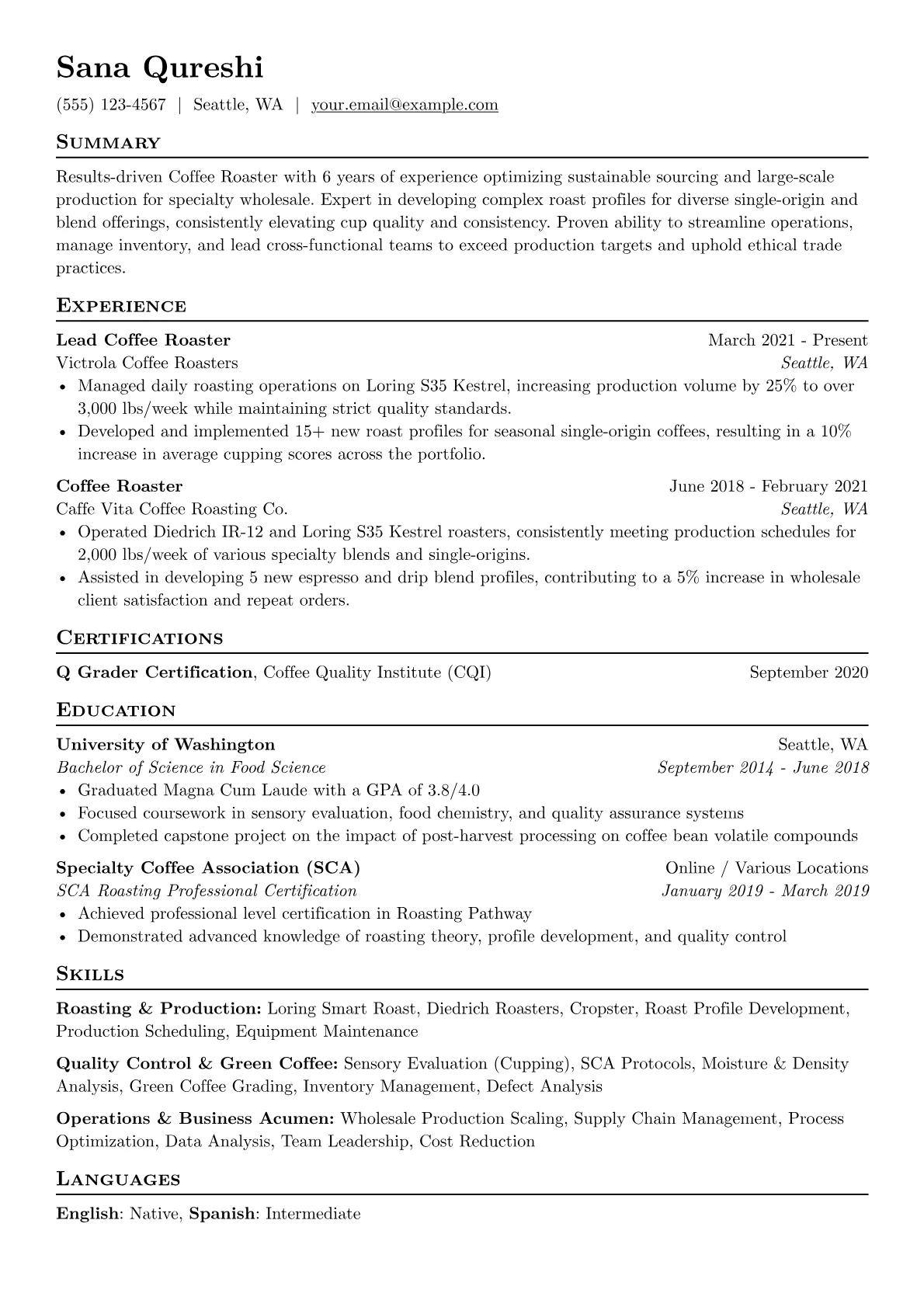 Sustainable Roasting version - Page 1