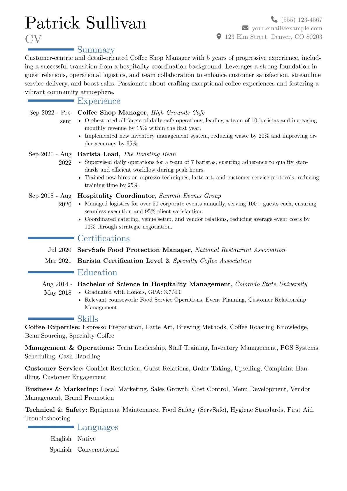 Career changer version - Page 1
