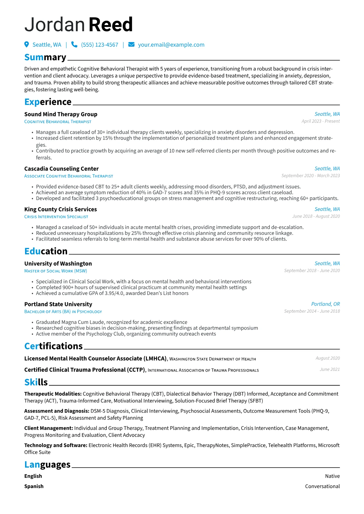 Career changer version - Page 1