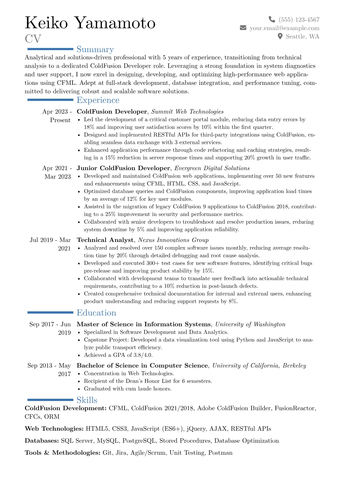 Career changer version - Page 1