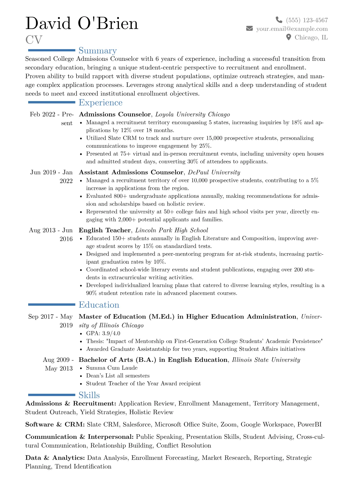 Career changer version - Page 1