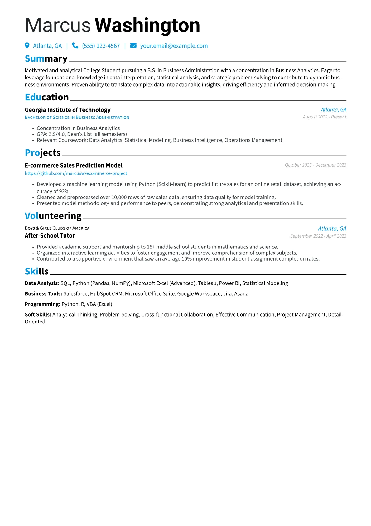 Data Analysis version - Page 1