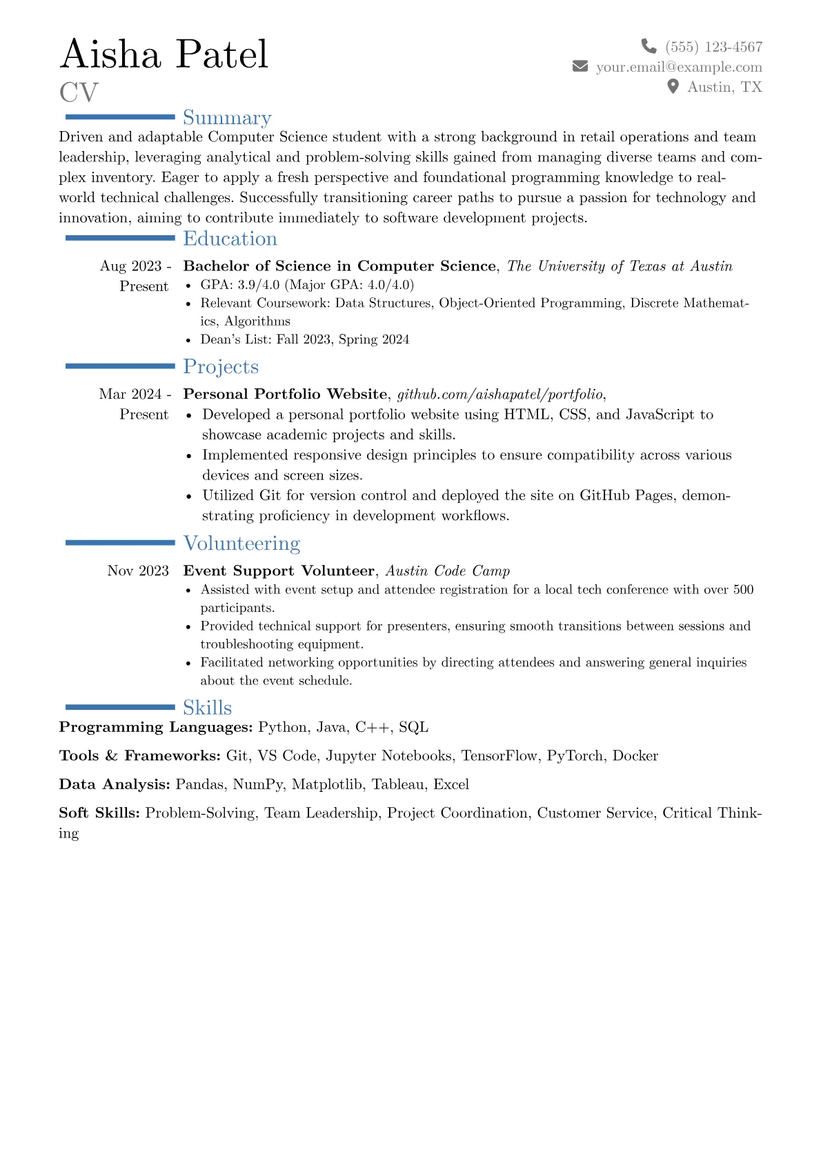 Career changer version - Page 1