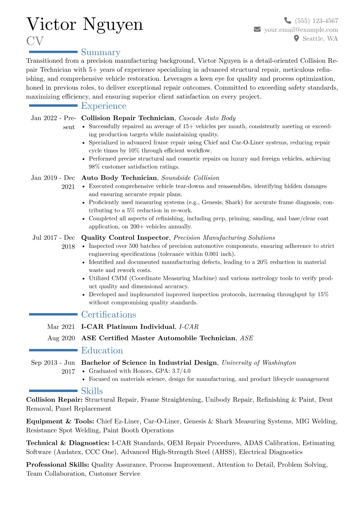 Career changer version - Page 1