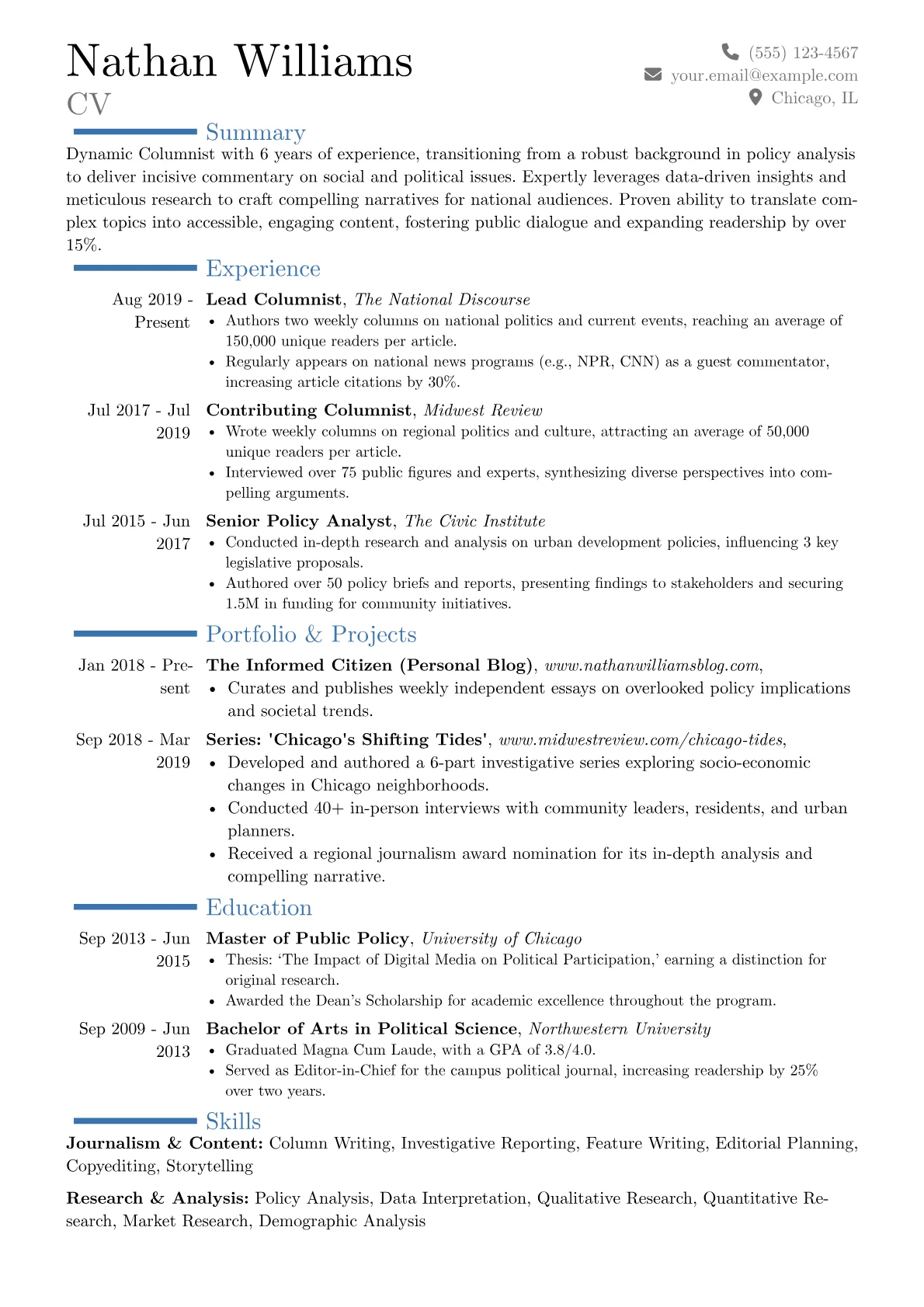 Career changer version - Page 1