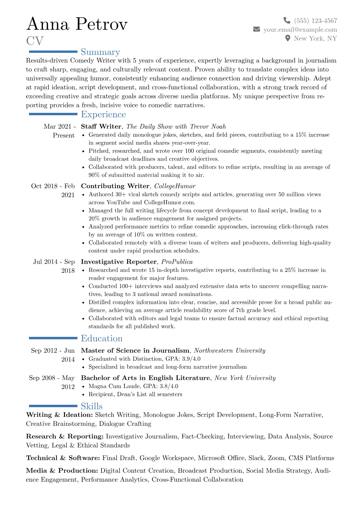 Career changer version - Page 1