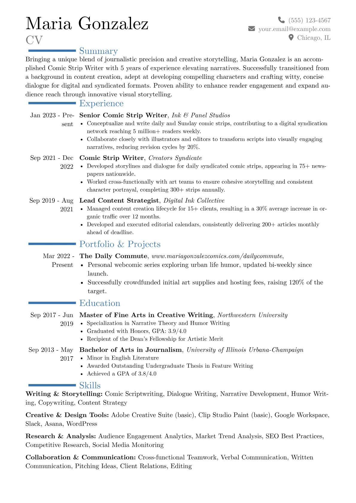 Career changer version - Page 1