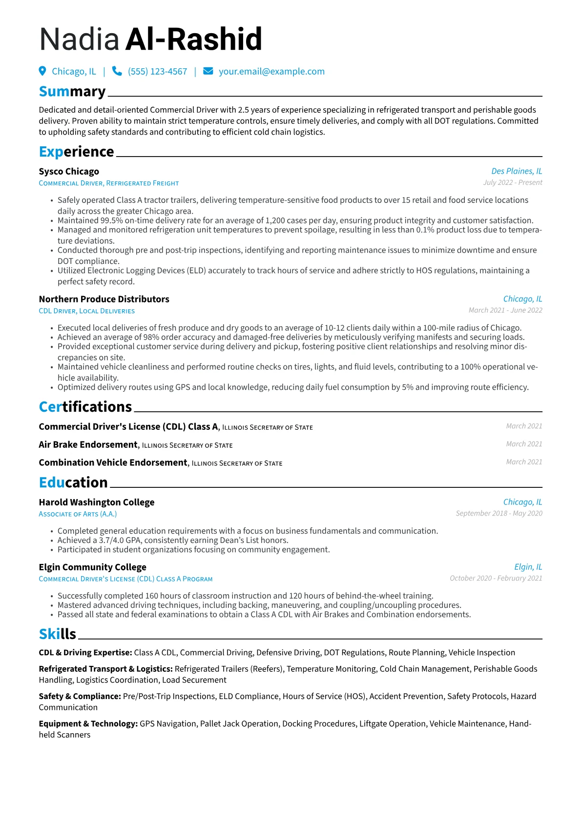 Commercial Driver version - Page 1