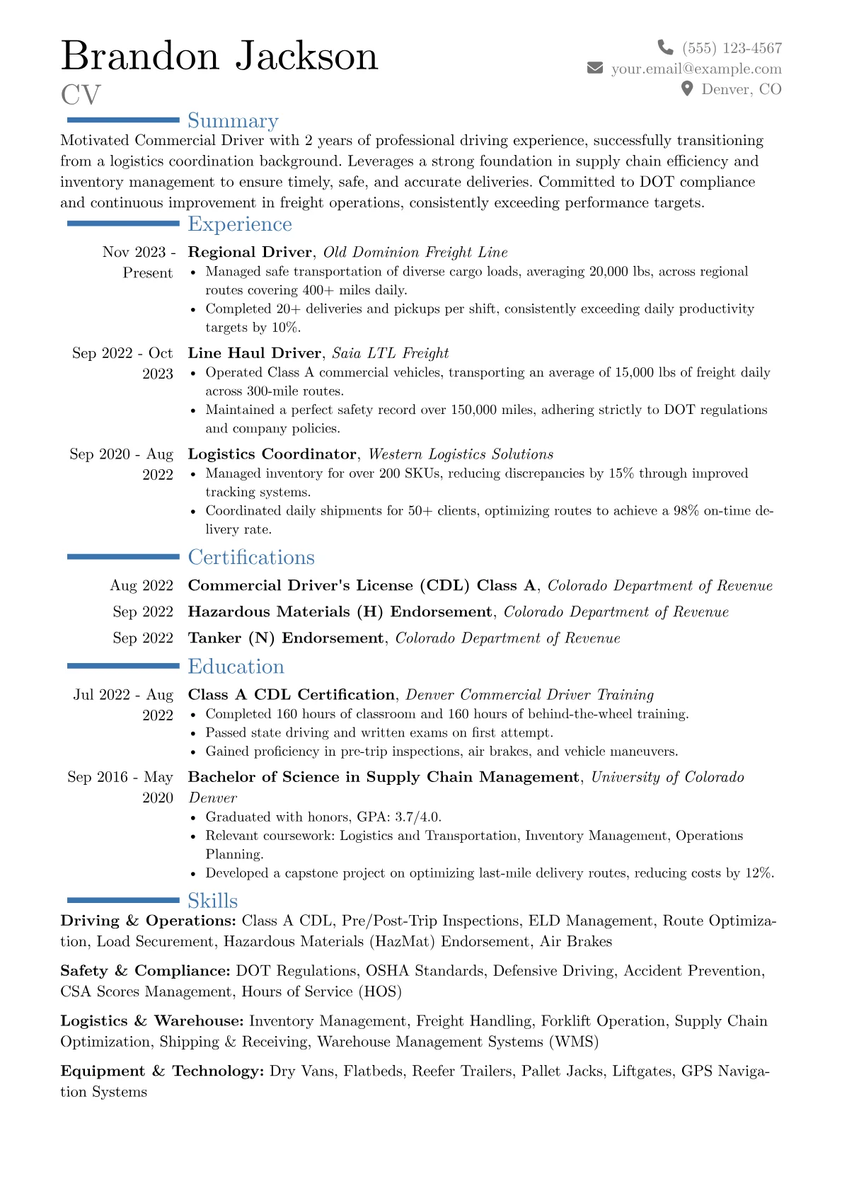 Career changer version - Page 1