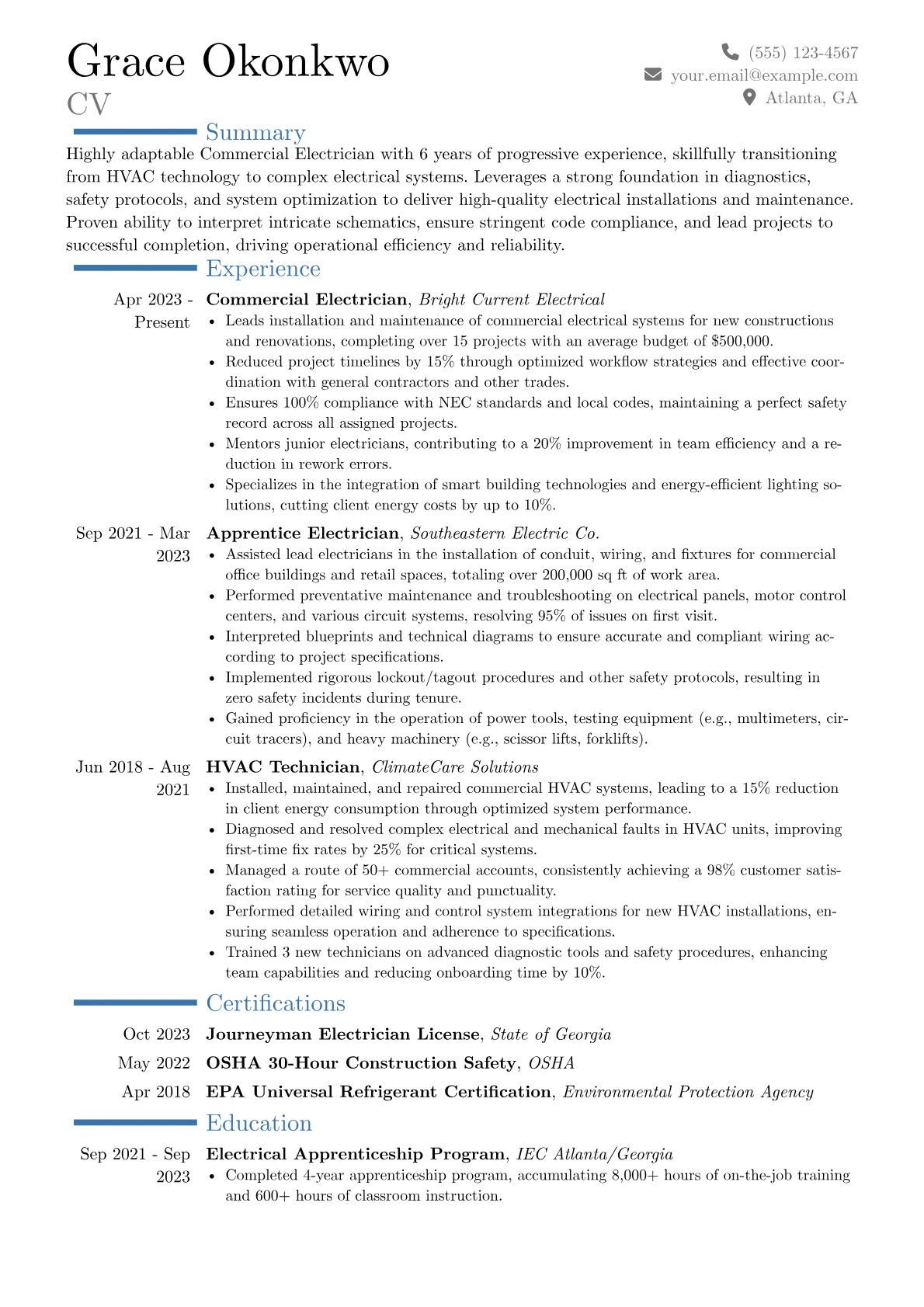 Career changer version - Page 1