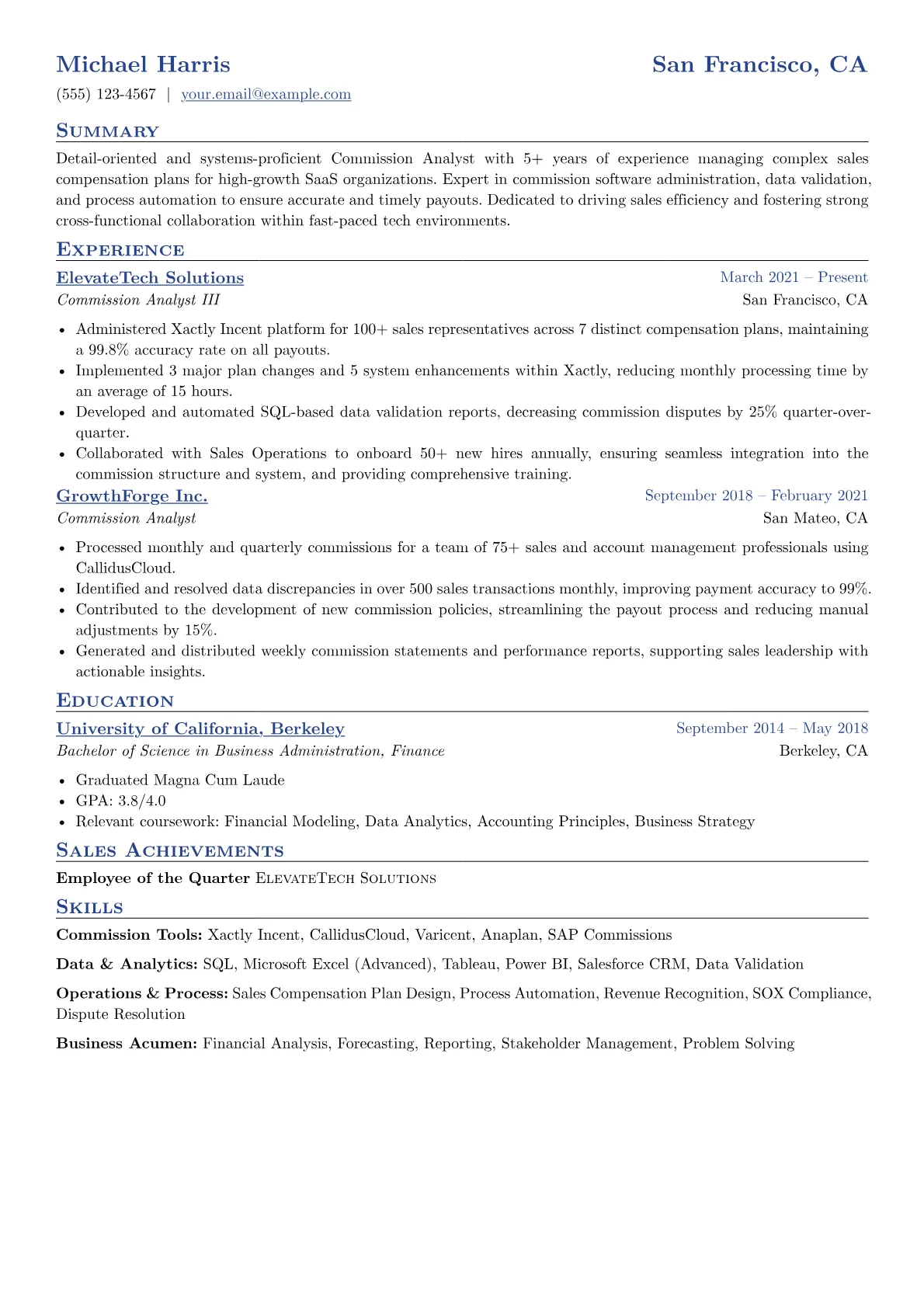 Commission Tools version - Page 1