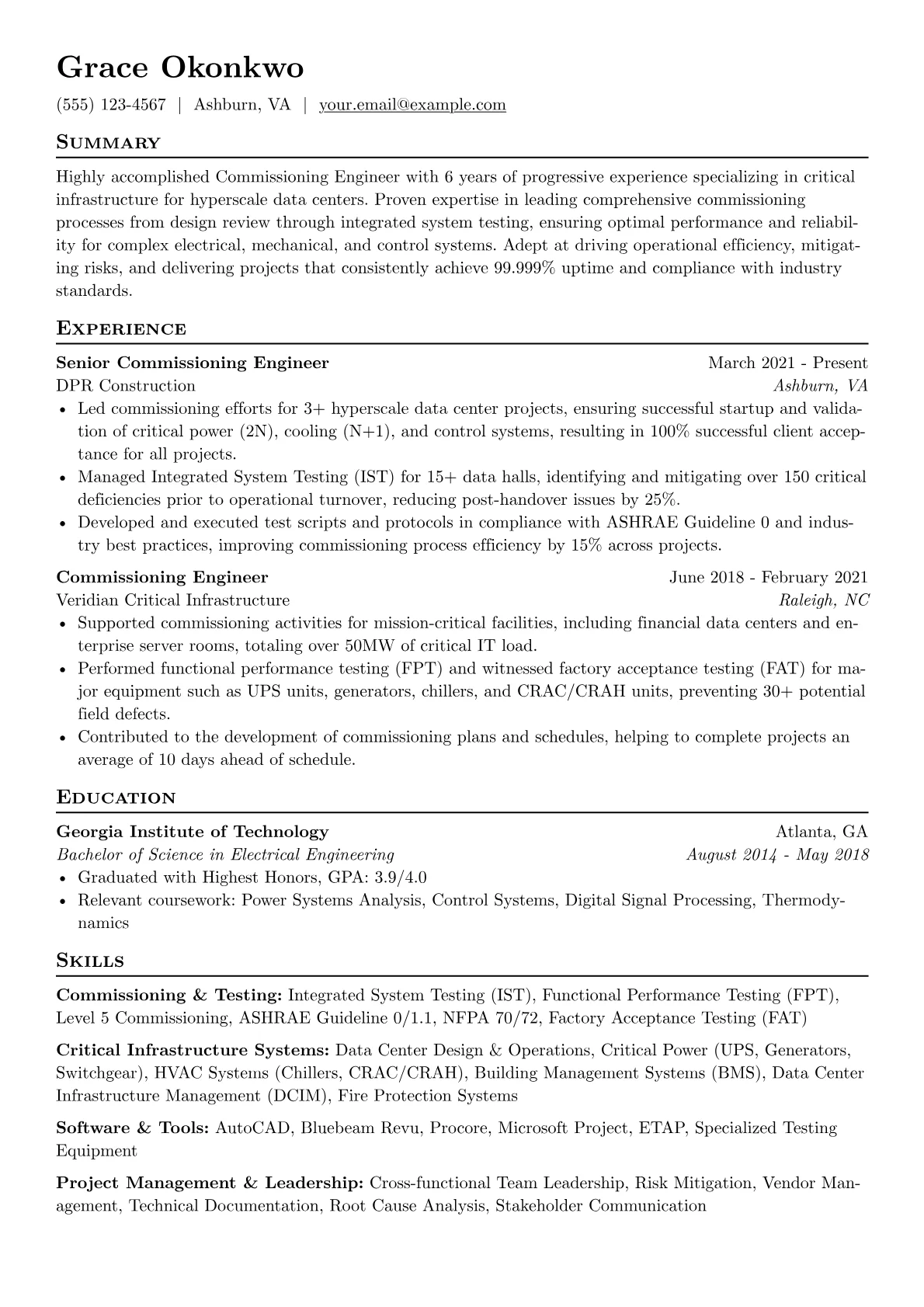 Data Center version - Page 1