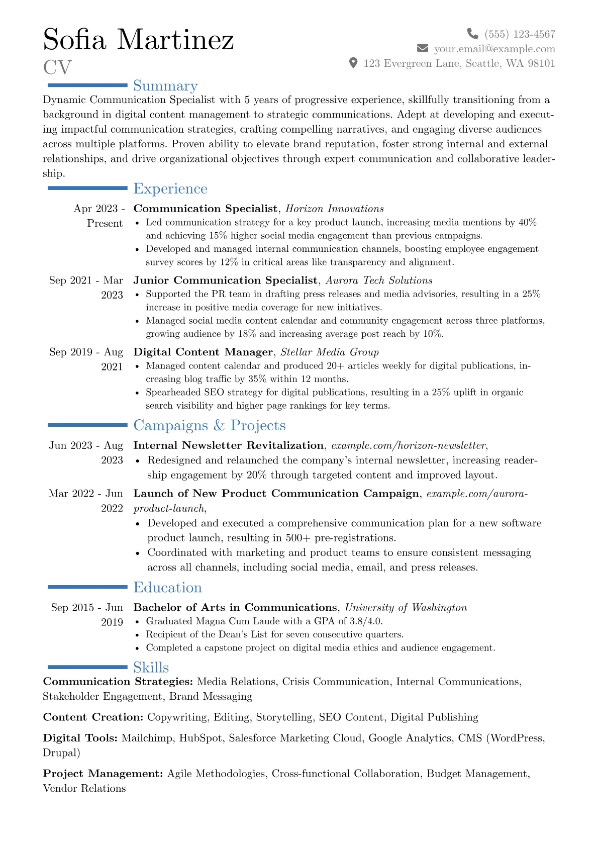 Career changer version - Page 1