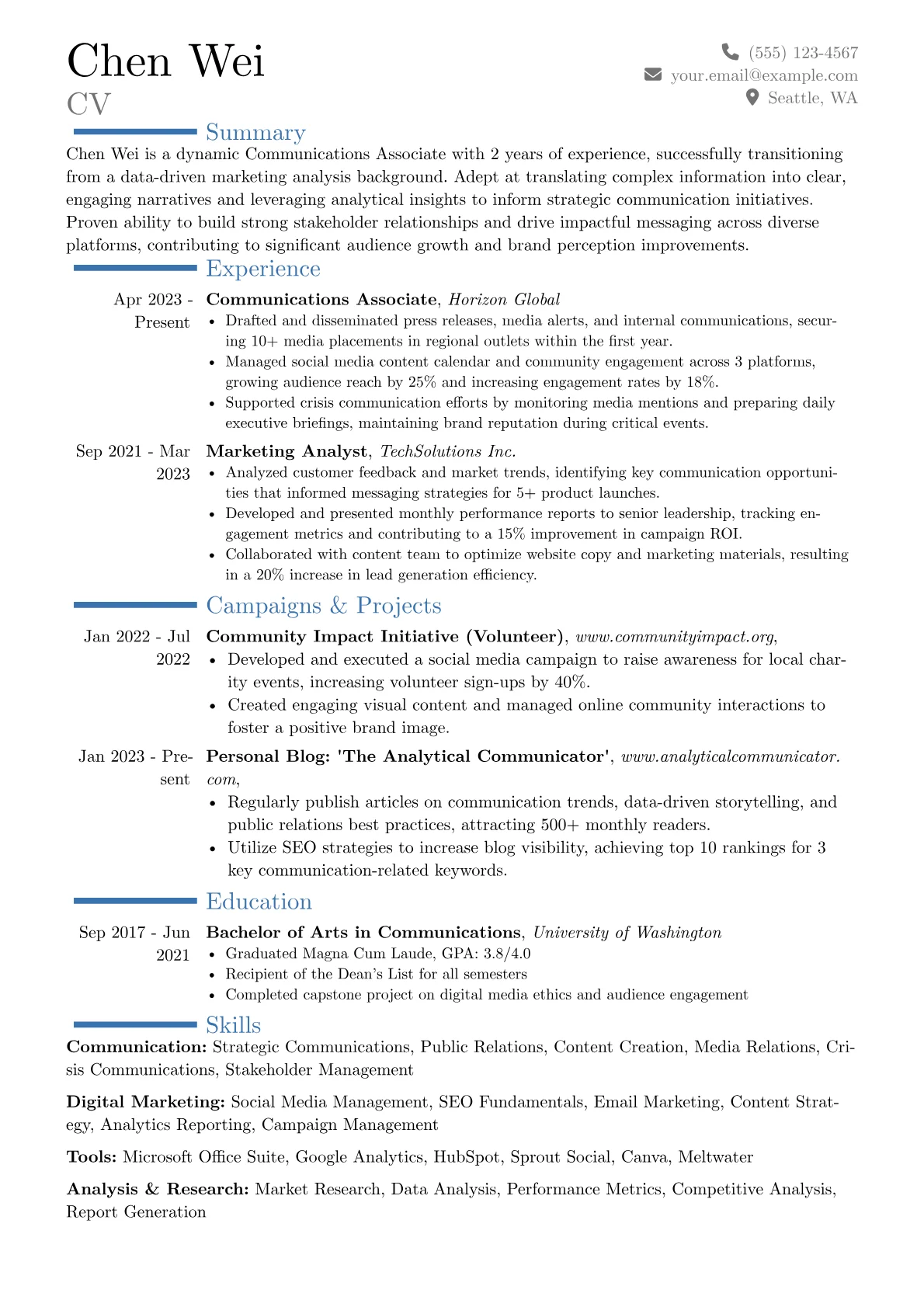 Career changer version - Page 1