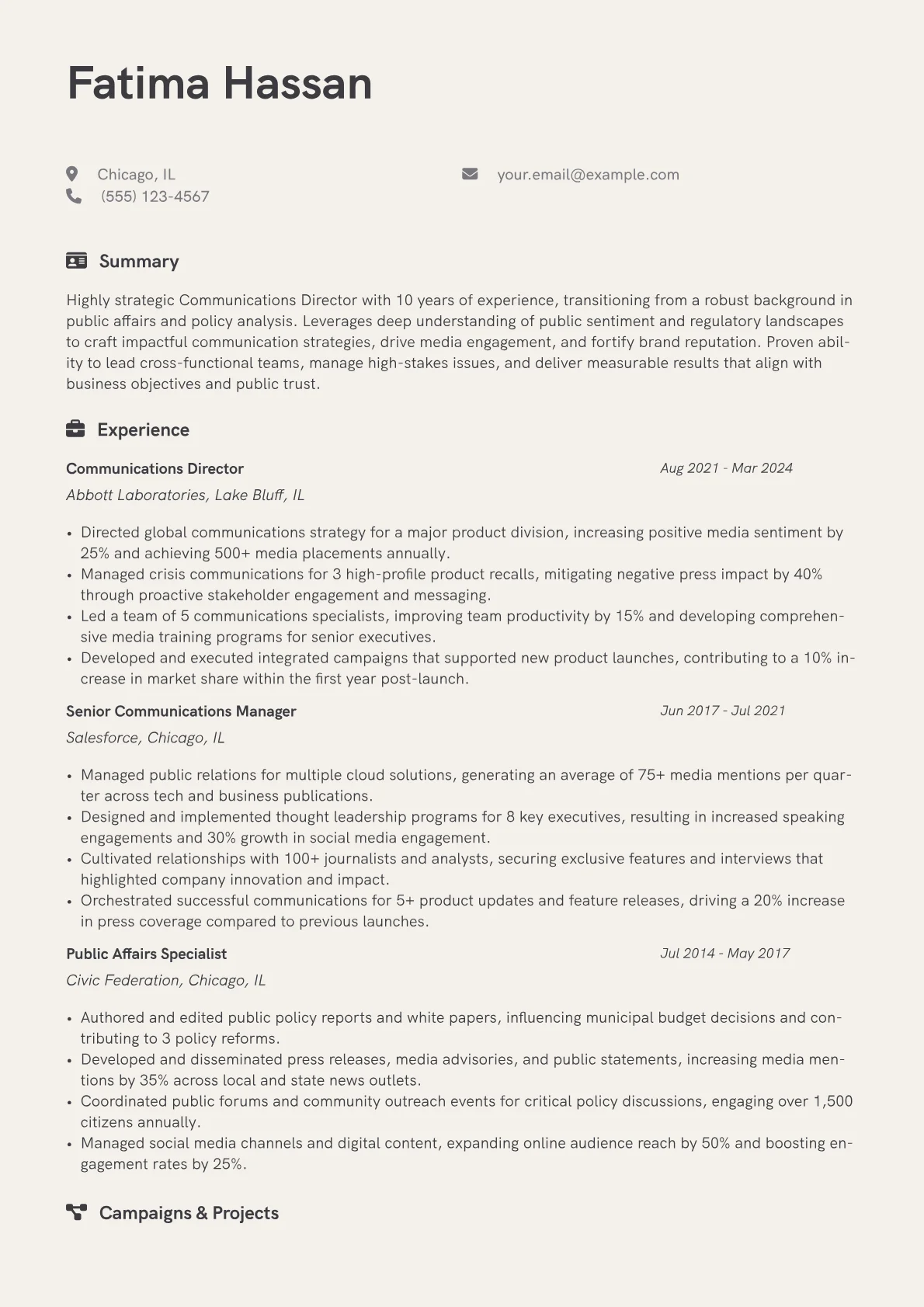 Career changer version - Page 1
