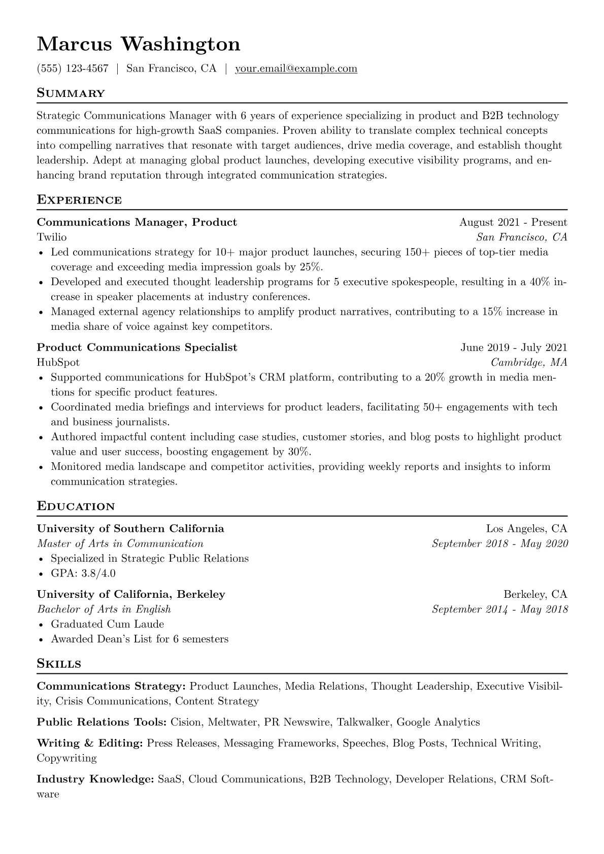 Communications Strategy version - Page 1