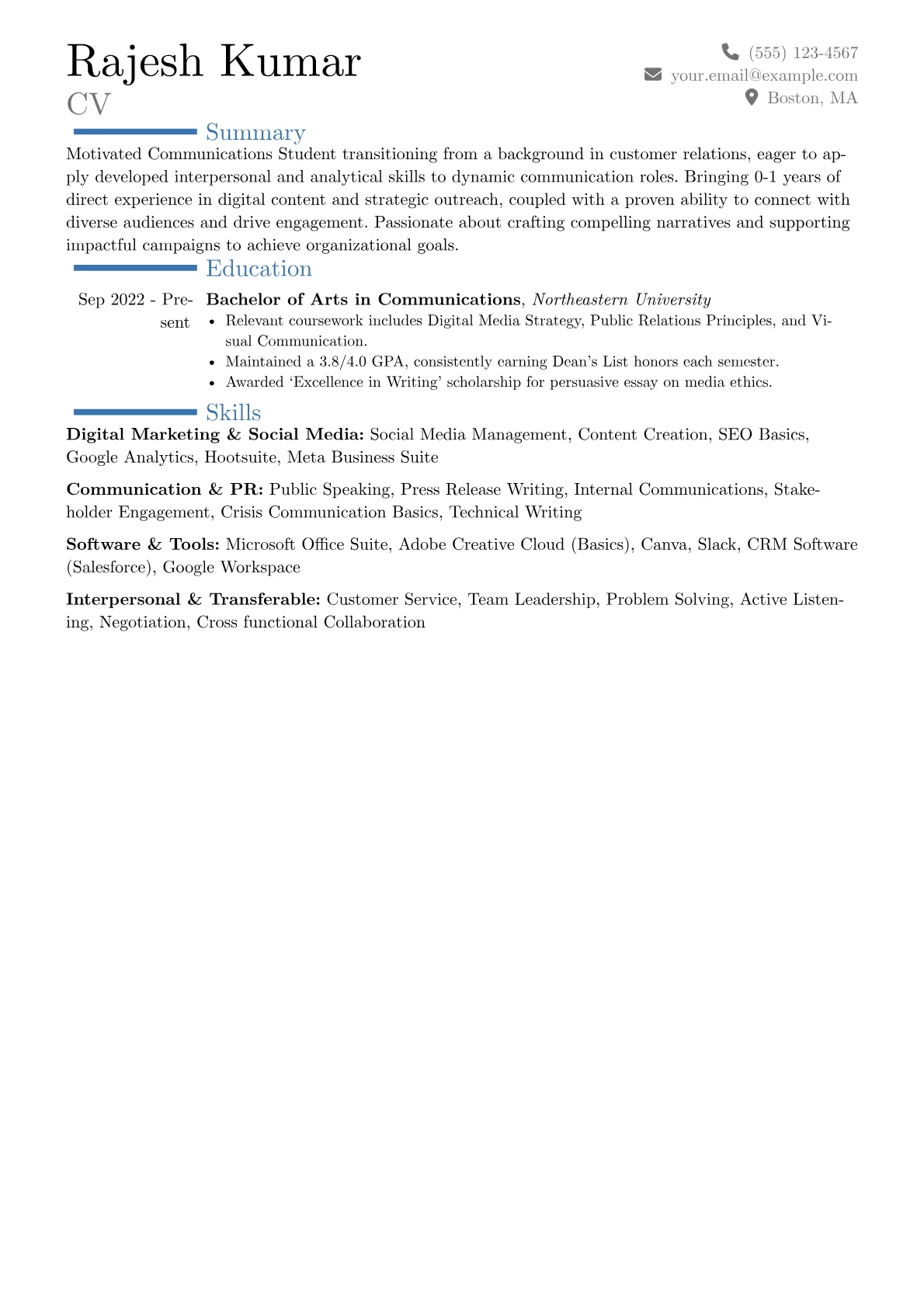 Career changer version - Page 1