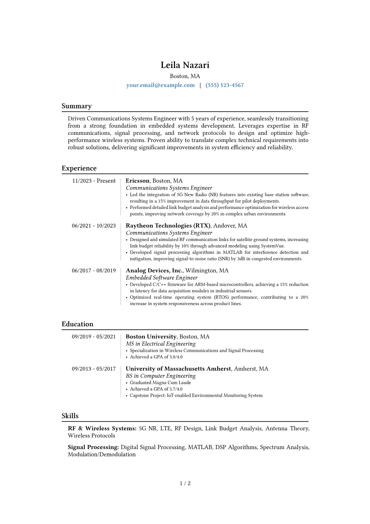 Career changer version - Page 1