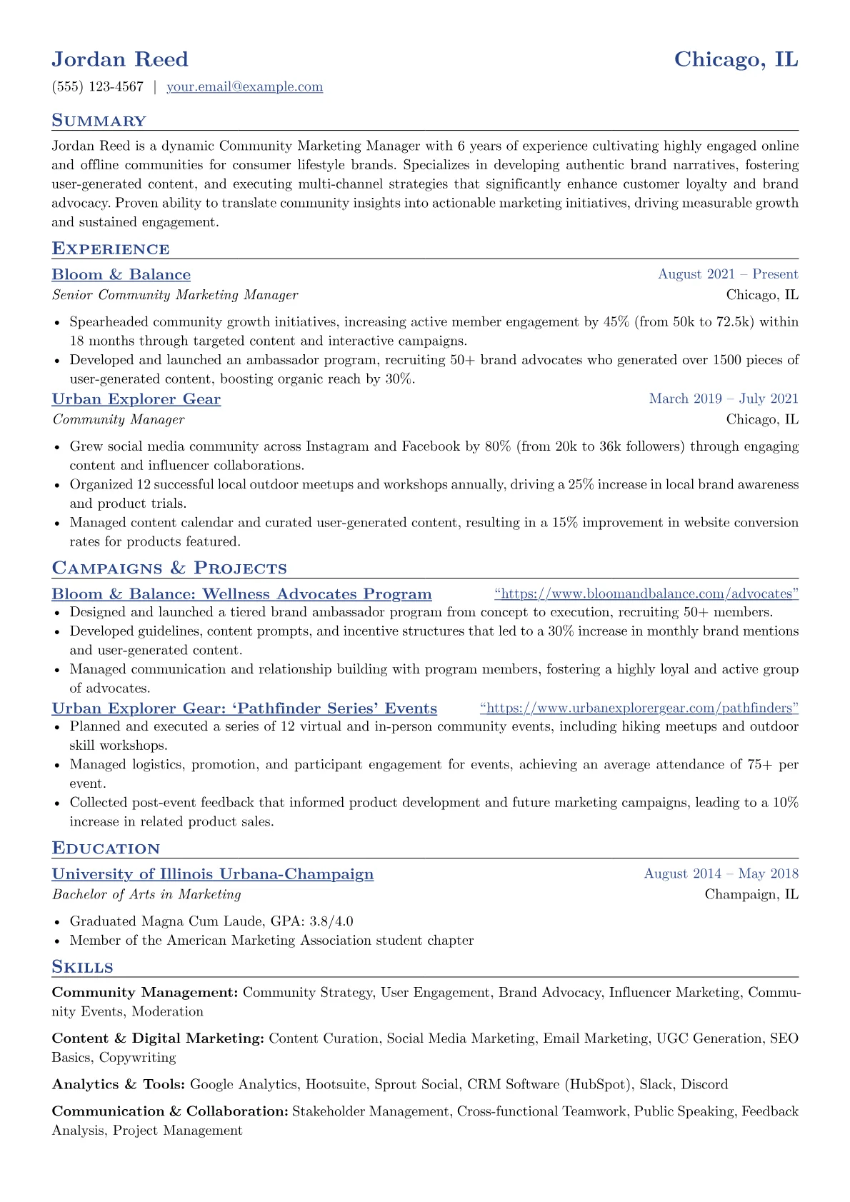 Consumer Lifestyle version - Page 1
