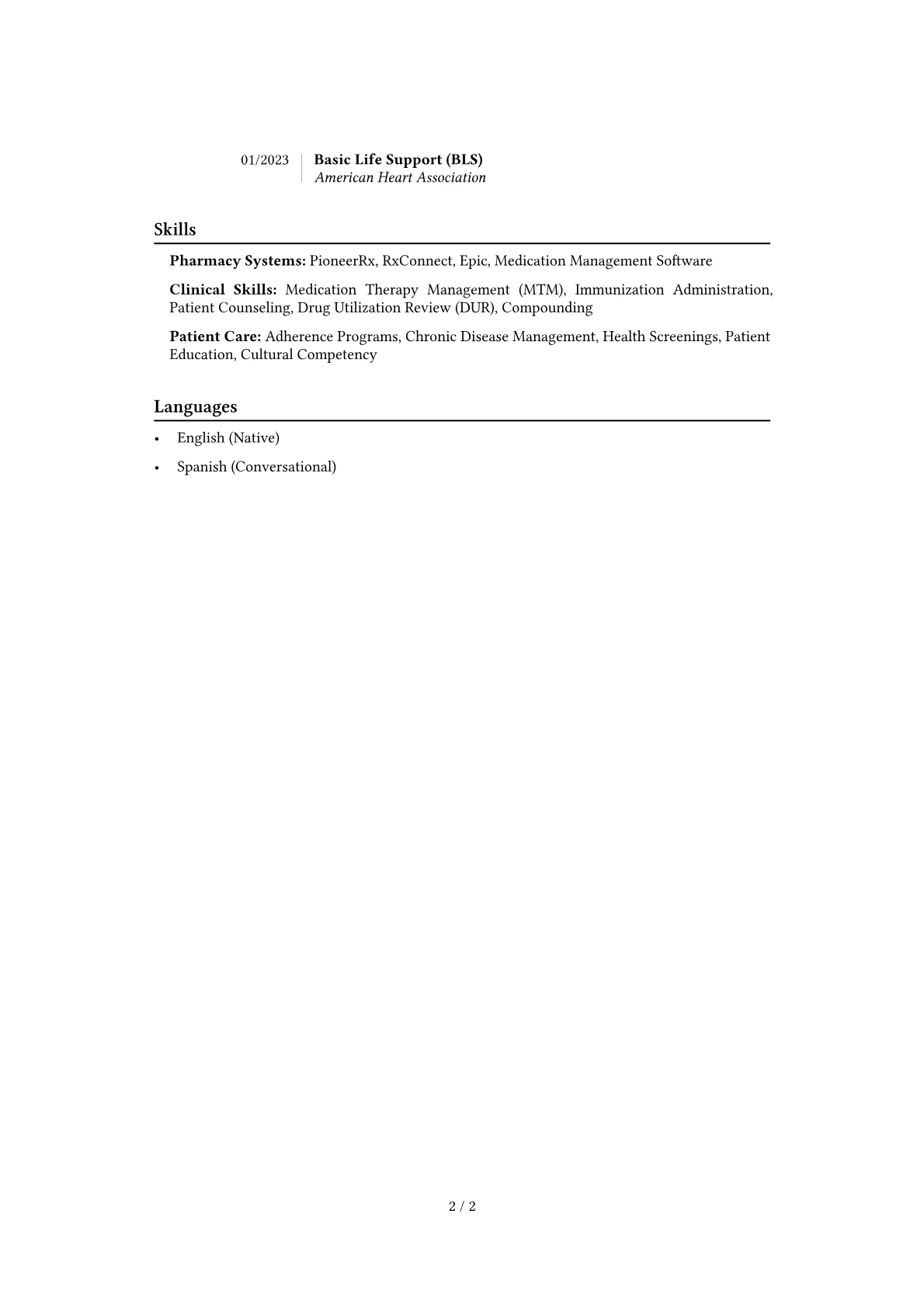 Career changer version - Page 2