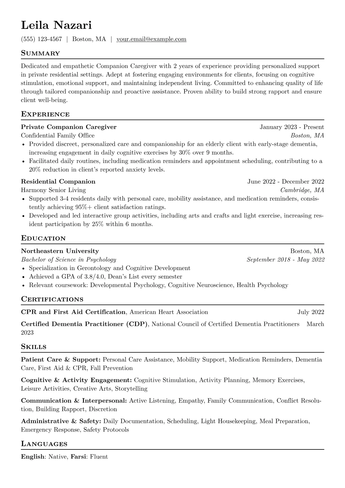 Cognitive Engagement version - Page 1