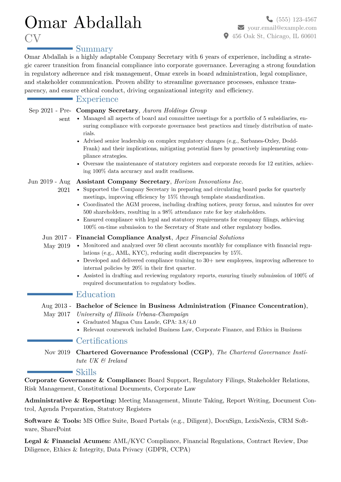 Career changer version - Page 1