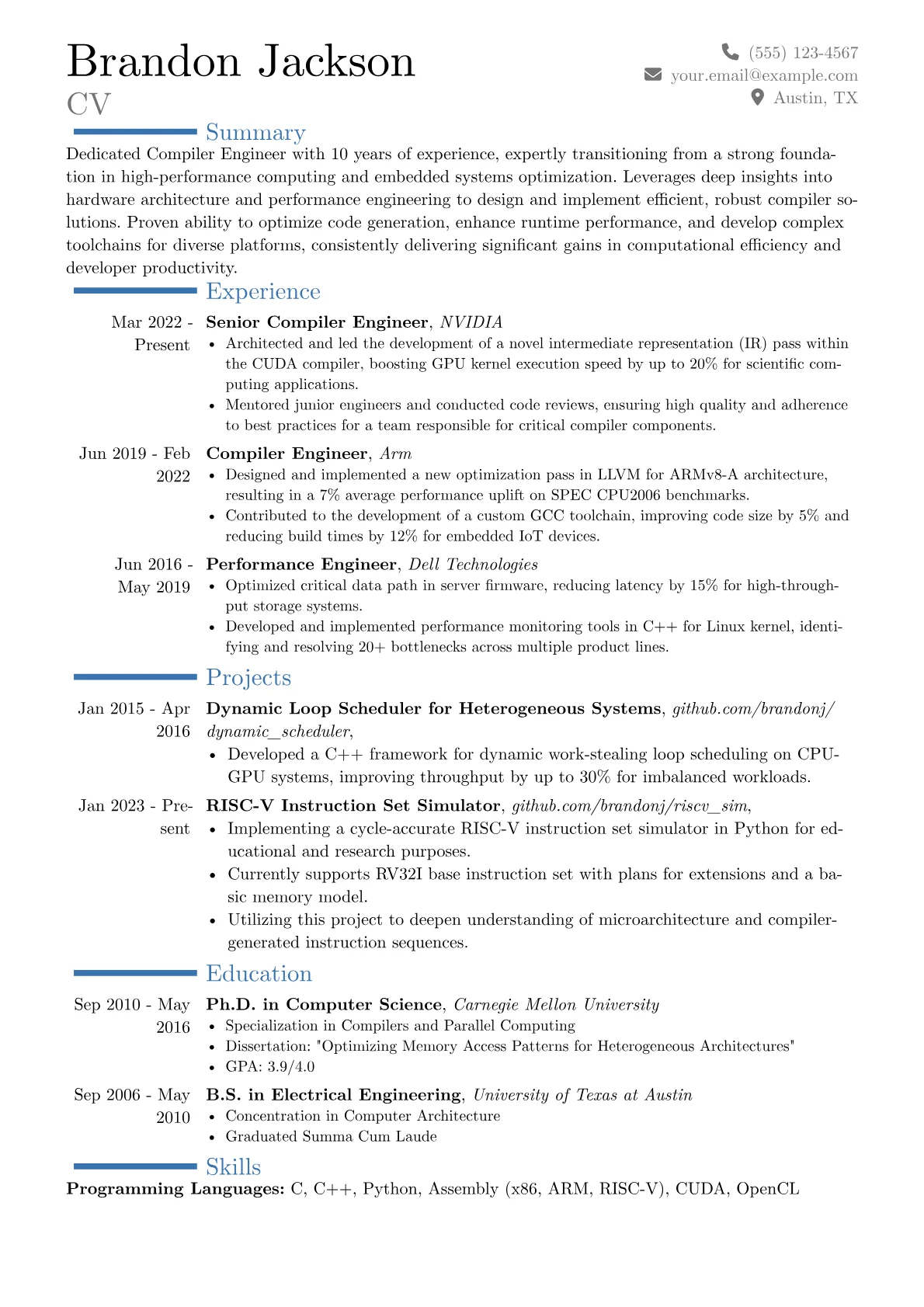 Career changer version - Page 1