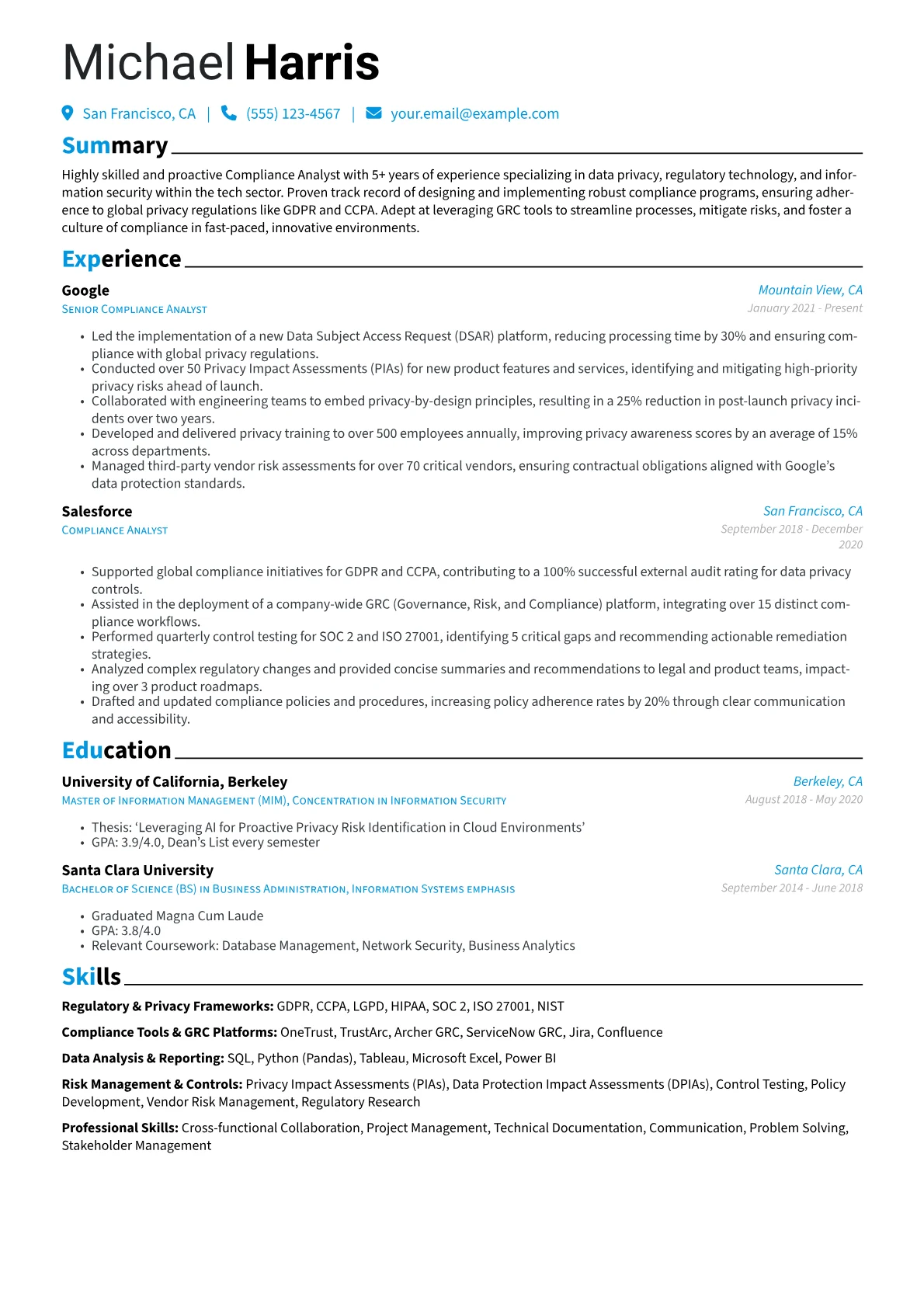 Regulatory & Privacy version - Page 1