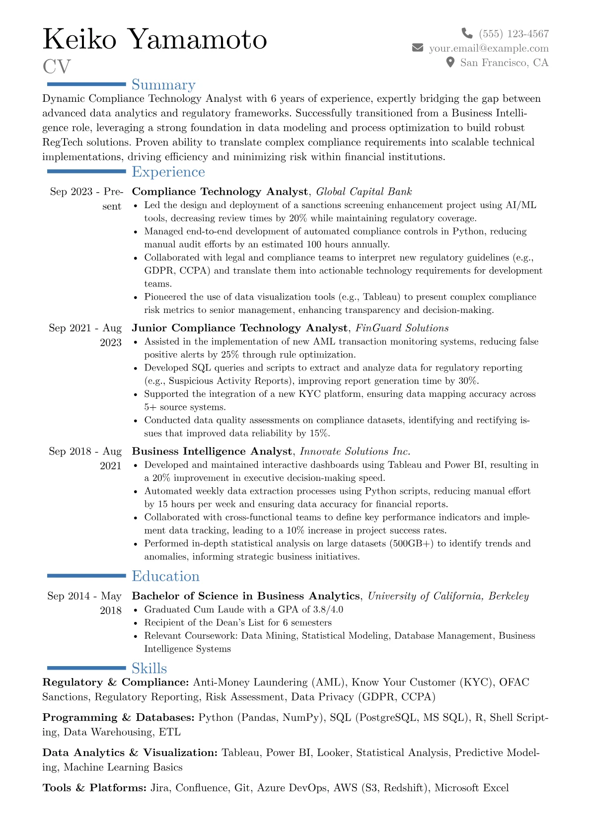 Career changer version - Page 1