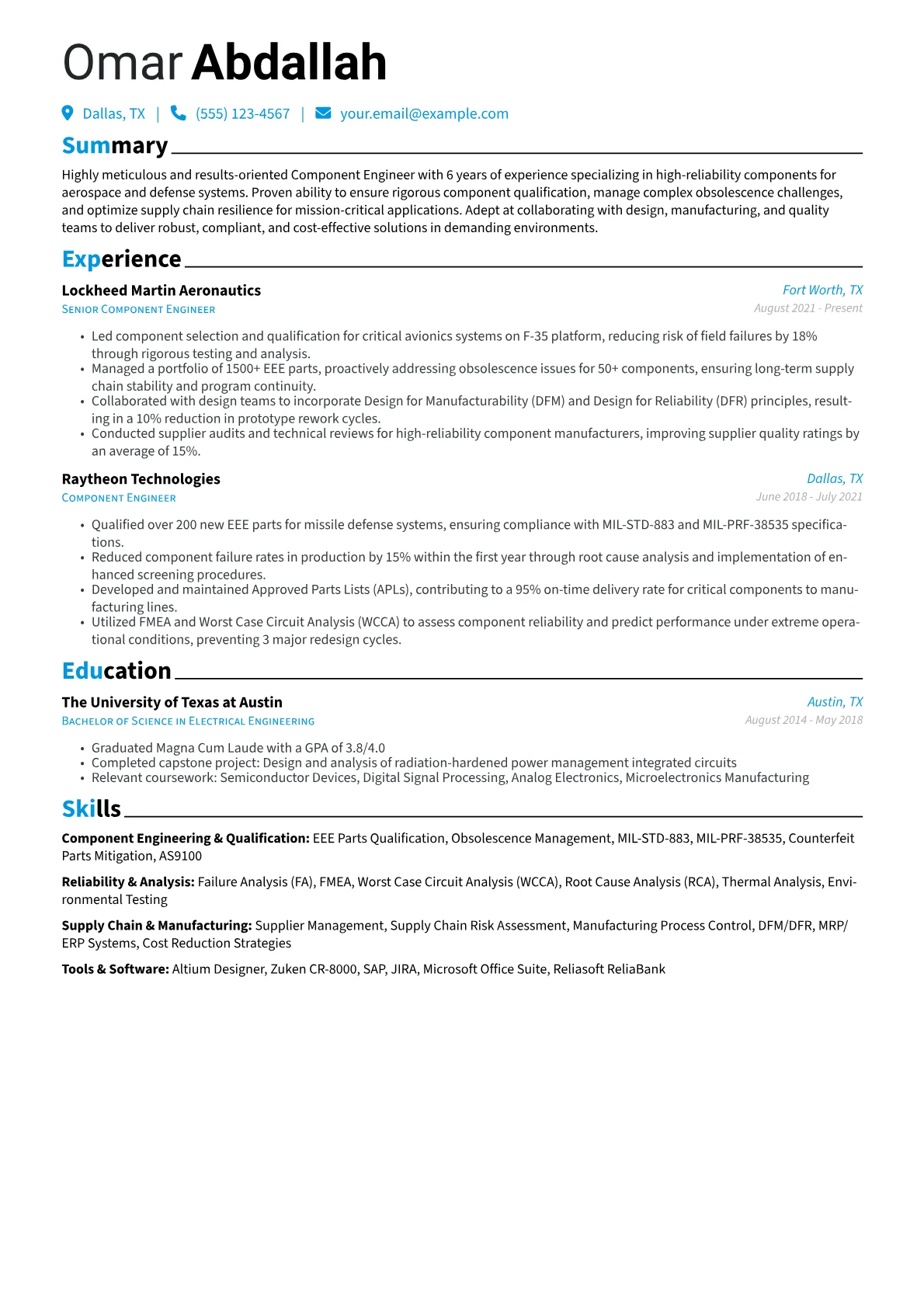Component Engineering version - Page 1