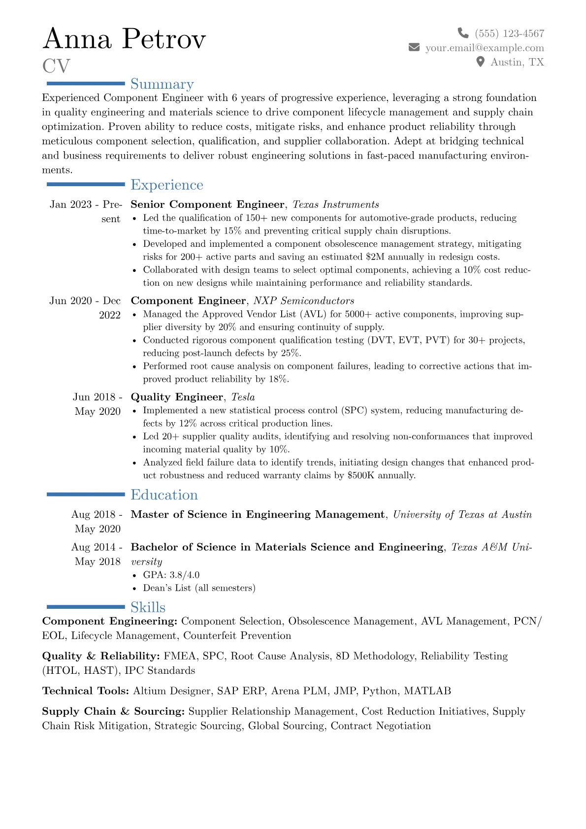 Career changer version - Page 1