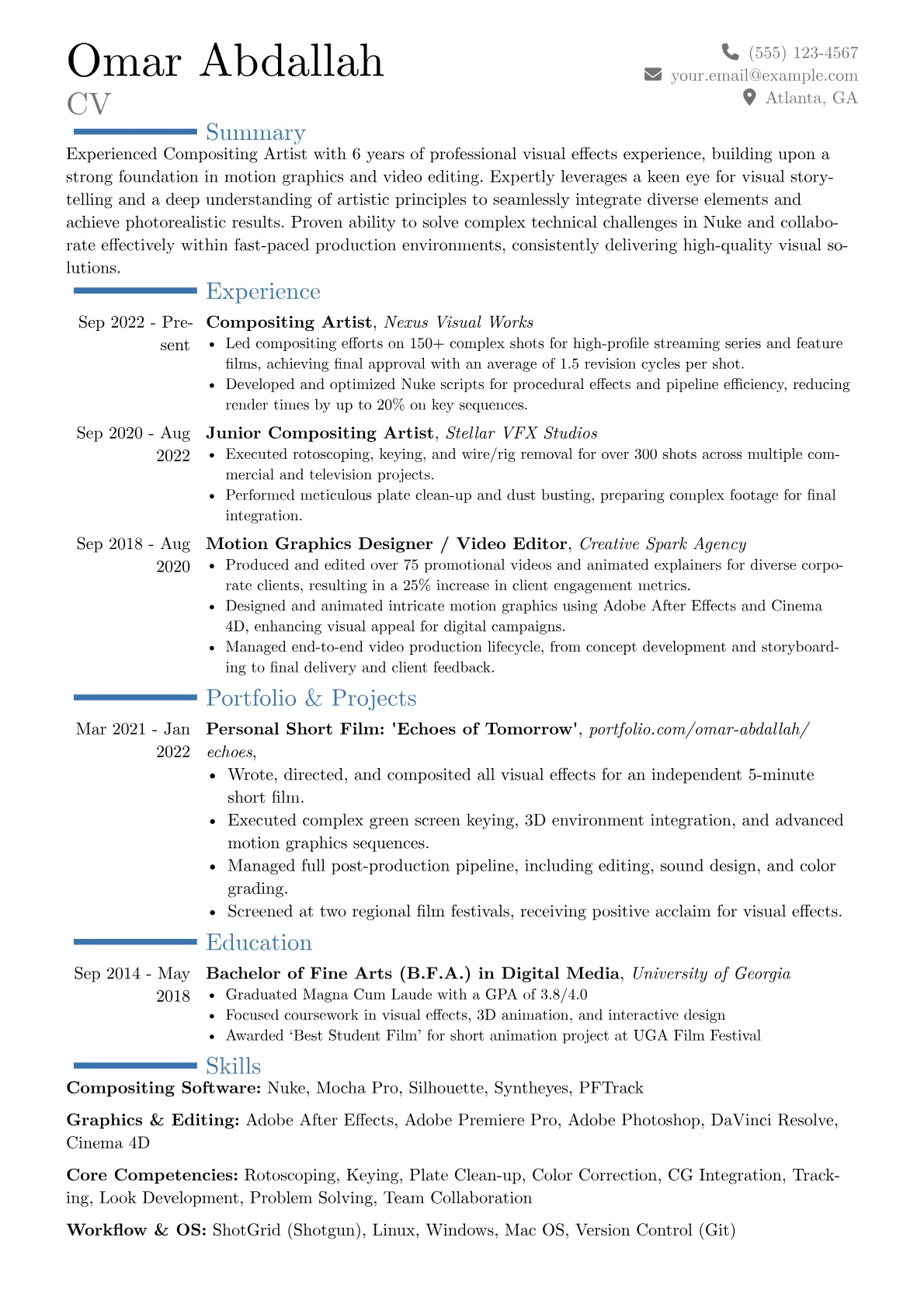 Career changer version - Page 1