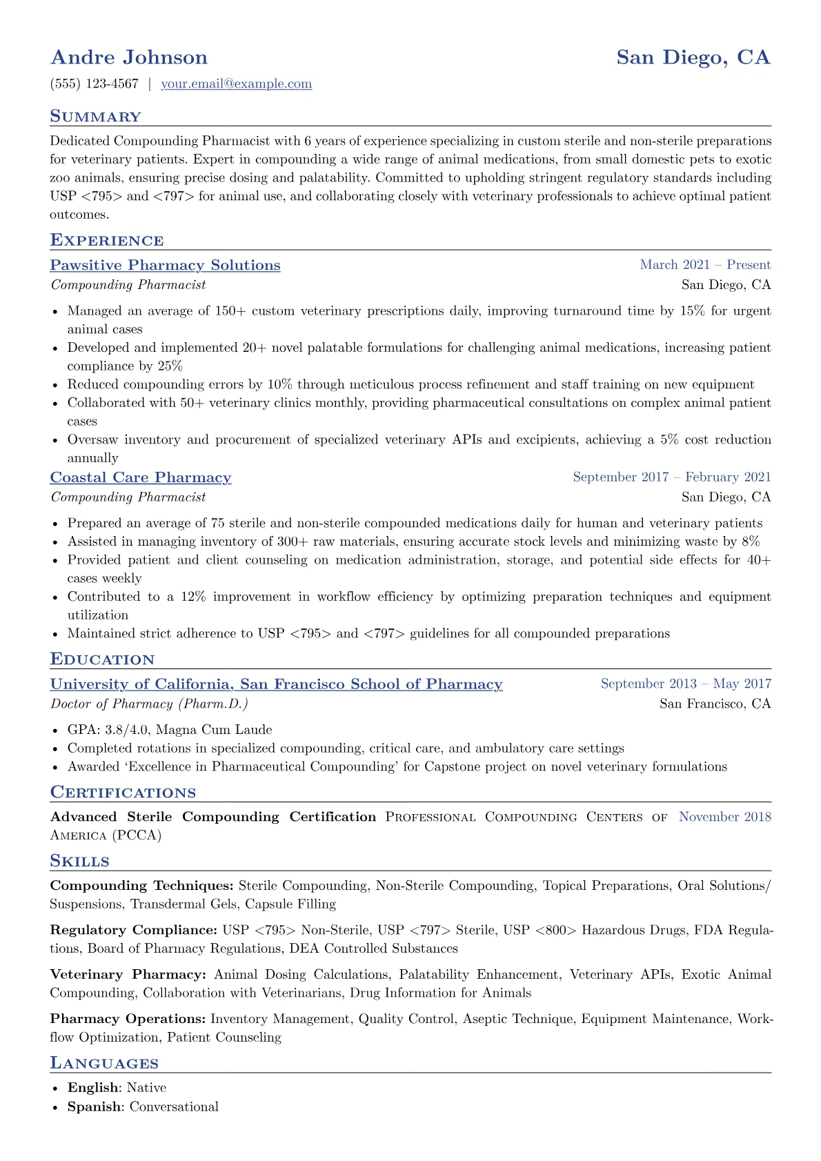 Veterinary Compounding version - Page 1